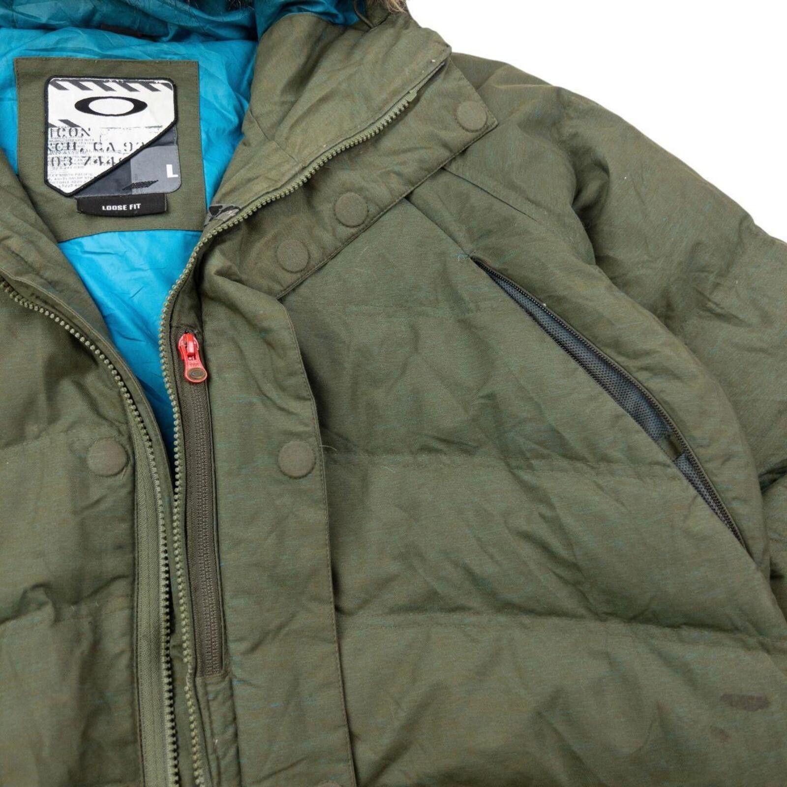 Oakley Vintage 2000s Oakley Fur Hood Puffer Jacket Size L Size US L / EU 52-54 / 3 - 7 Thumbnail