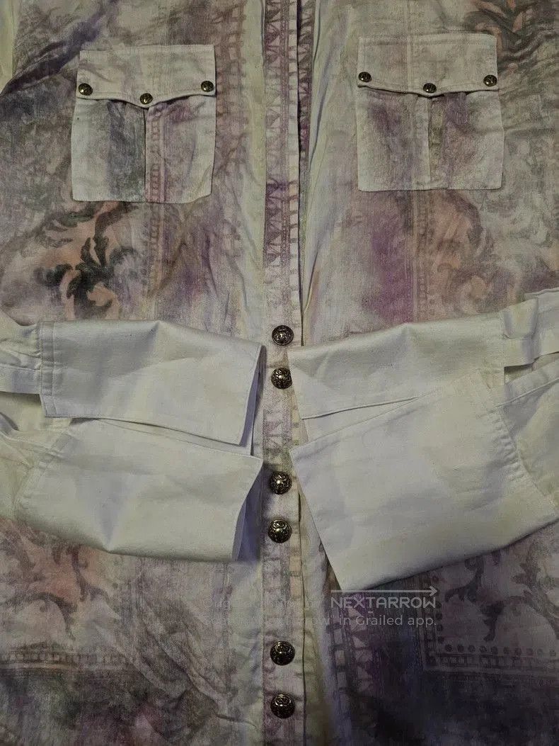 Balmain Balmain Floral Print Long Sleeve Shirt. Size US XL / EU 56 / 4 - 6 Thumbnail