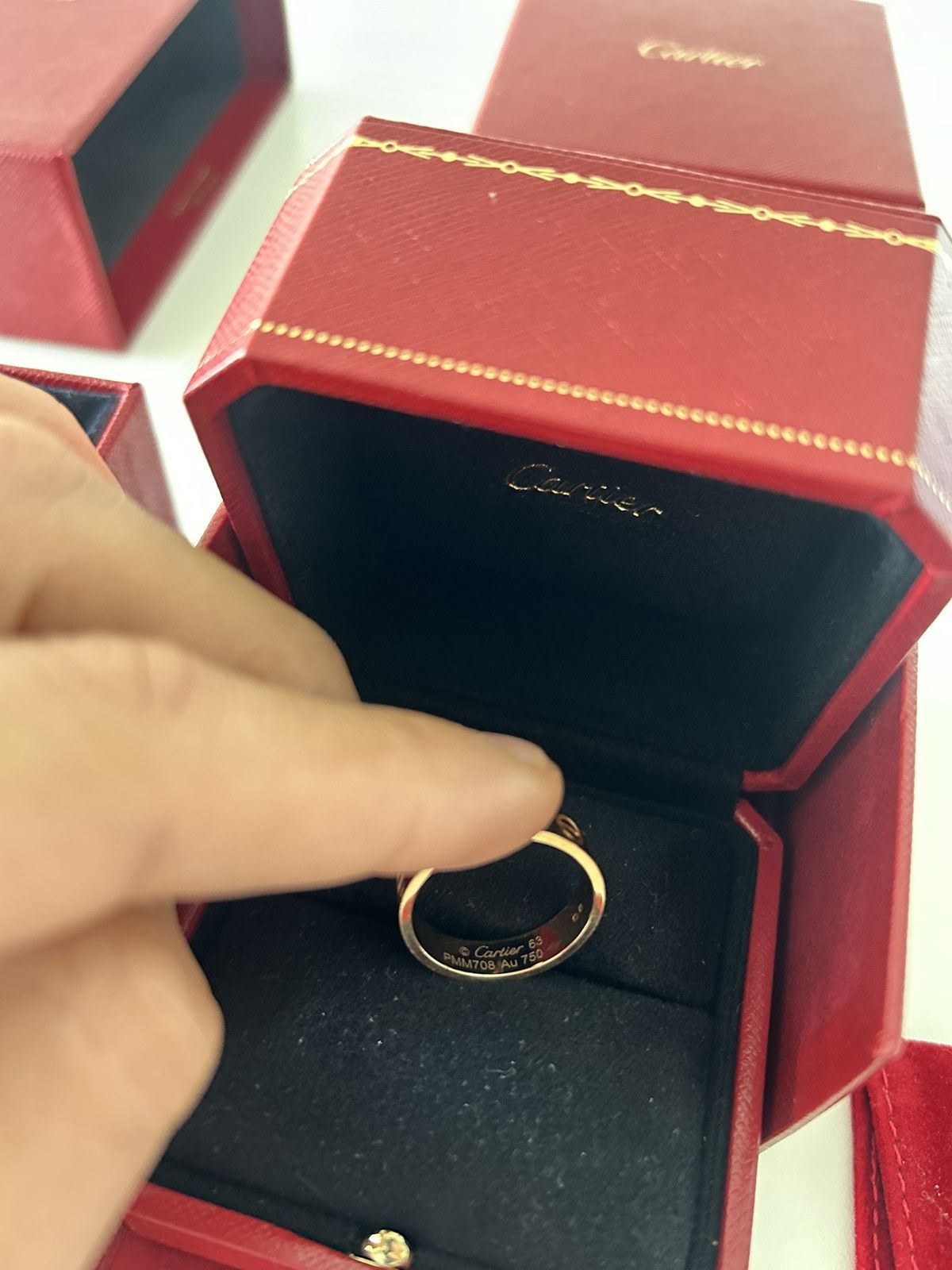 Cartier Cartier Love Ring Rose Gold, EU 63/2,48inch Size ONE SIZE - 5 Thumbnail