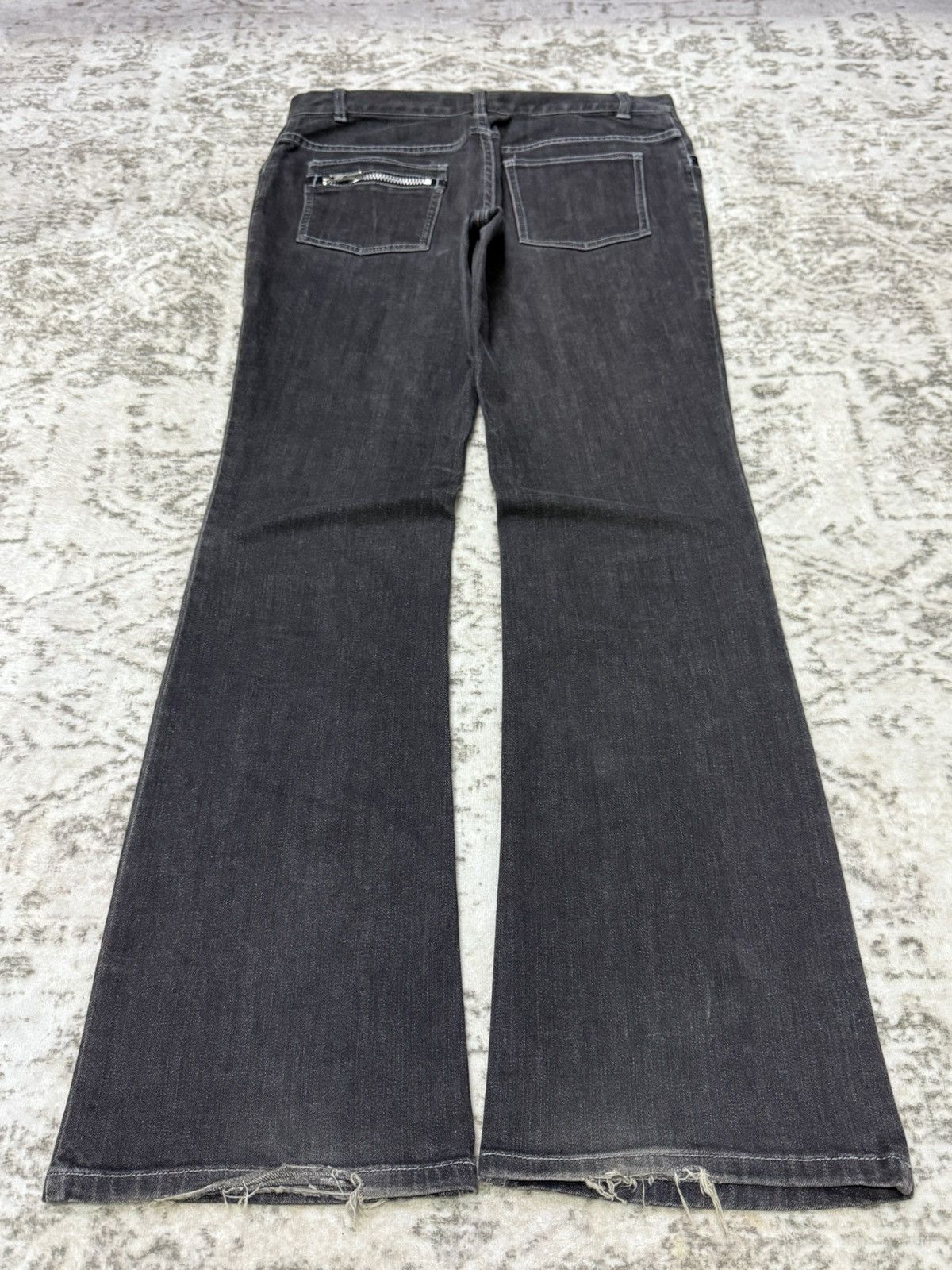 Marc Jacobs Marc Jacobs Paneled Bush Pocket Flare Jeans Size 30" / US 8 / IT 44 - 2 Thumbnail