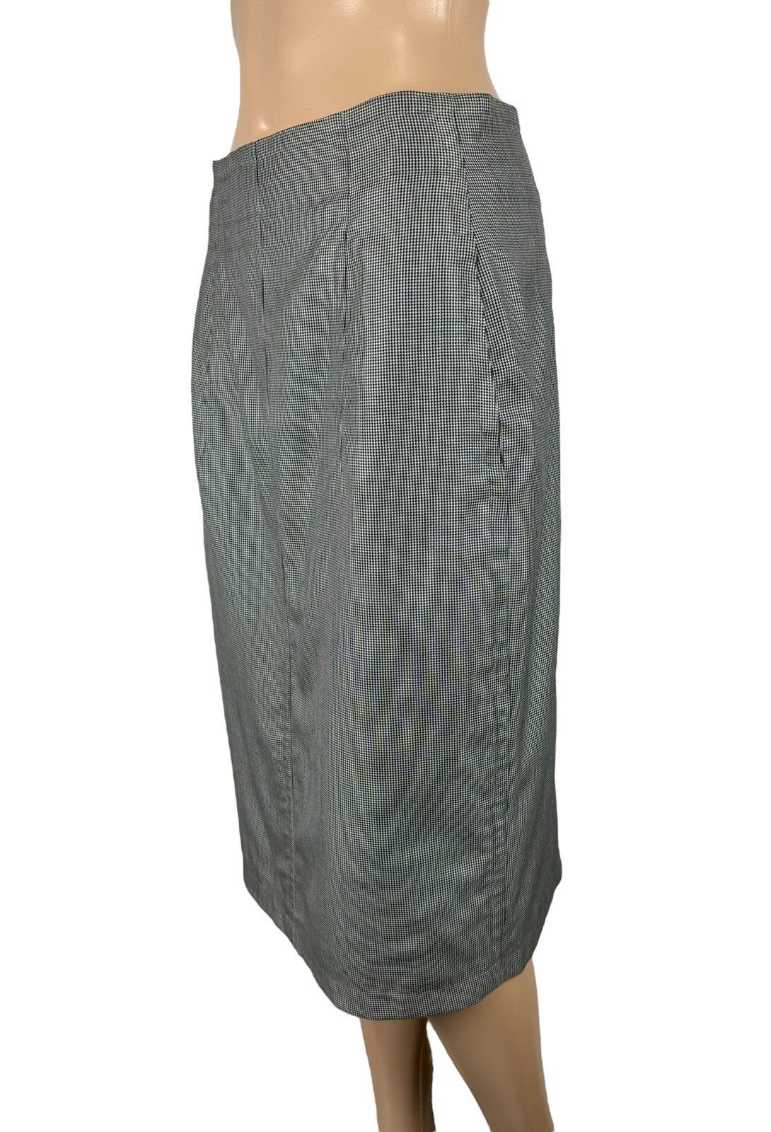 Jil Sander Jil Sander Vintage Pencil Skirt Wool-Silk Glencheck DE40 Size 32" / US 10 / IT 46 - 6 Thumbnail