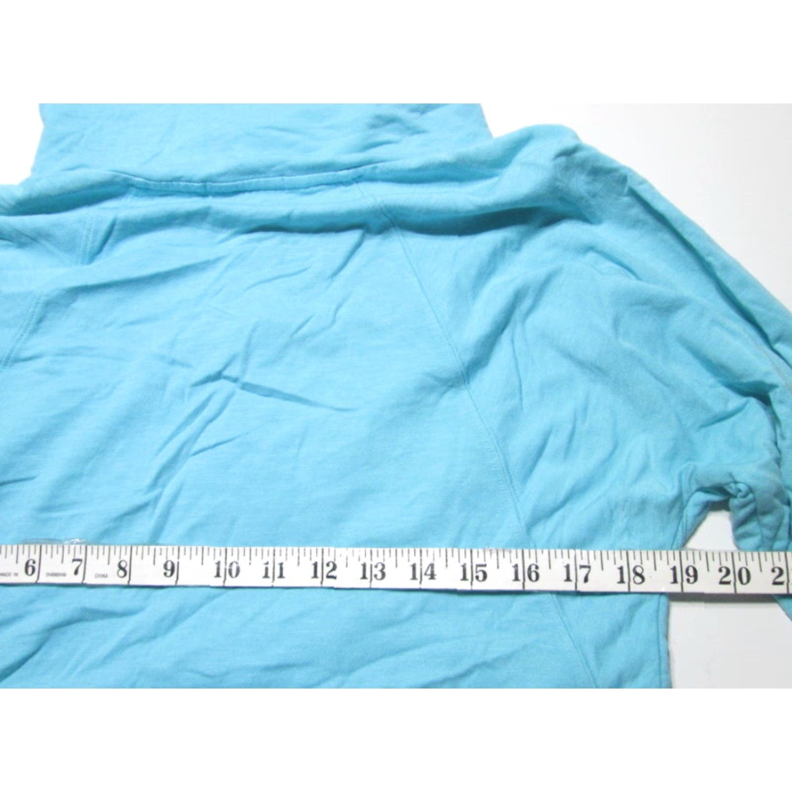 Vintage Fresh Produce Womens Basic Jacket Blue Outerwear L Size Blue Pockets Zip Casual Long Sleeve Solid Pattern Jacket Size L / US 10 / IT 46 - 6 Thumbnail