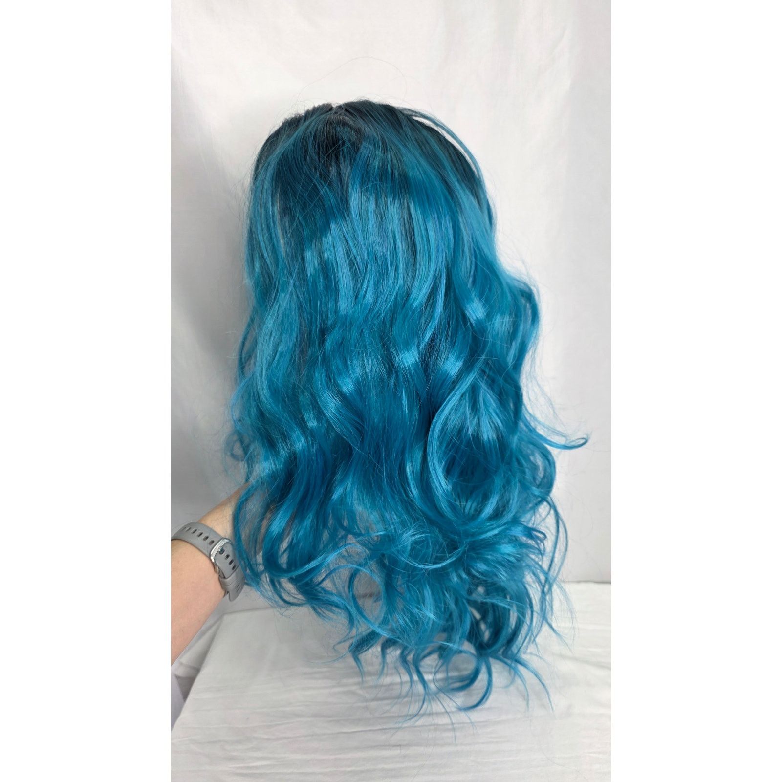 Other Long Ombre Turquoise Wavy Wig 26" Middle Part Size ONE SIZE - 1 Thumbnail
