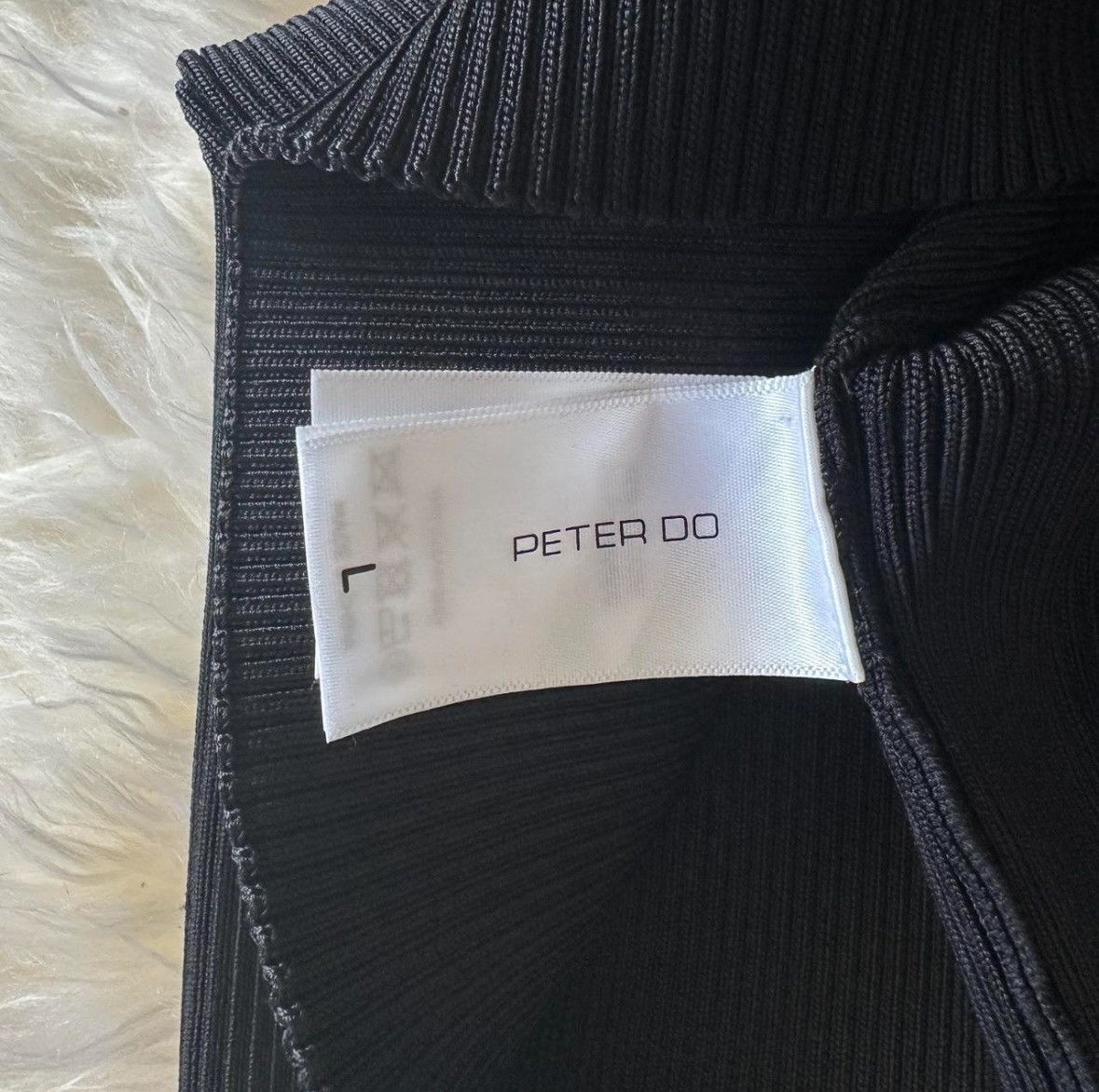Peter Do peter do black tie strap ribbed reversible tank top large Size L / US 10 / IT 46 - 4 Thumbnail