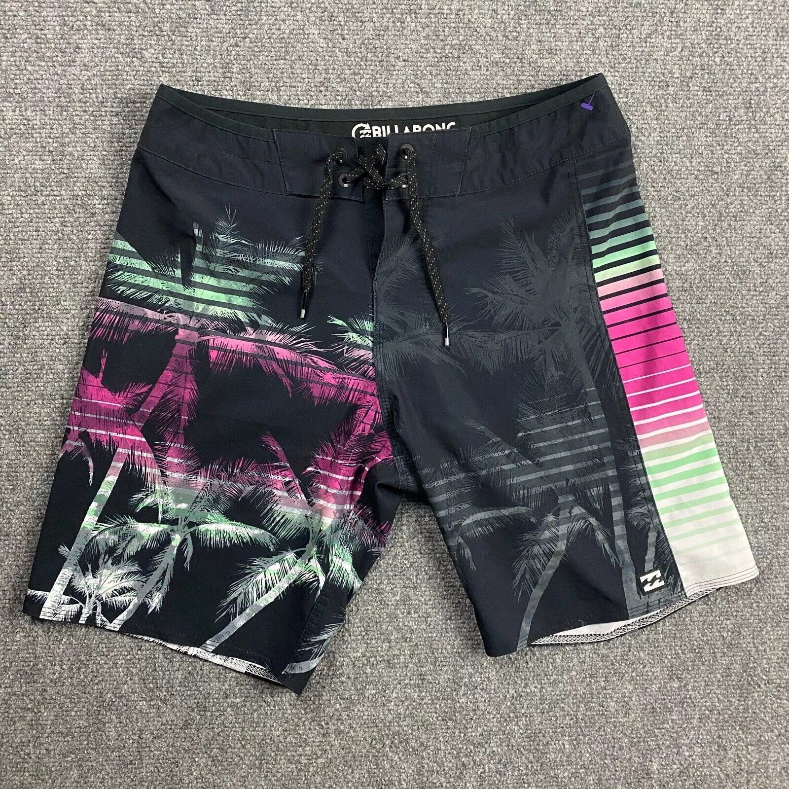 Billabong Billabong Swim Shorts Men's 28 Dbah Airlite Hawaiian Striped Size US 28 / EU 44 - 1 Thumbnail