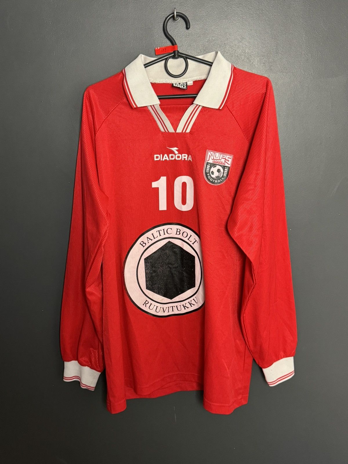 Diadora Nummela Palloseura 1990’s Match Worn Football Jersey T-Shirt Size US XL / EU 56 / 4 - 1 Thumbnail