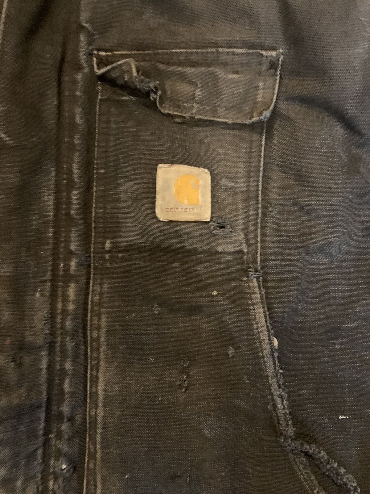 Carhartt × Vintage Vintage Carhartt Core Jacket Black Size US XL / EU 56 / 4 - 2 Thumbnail