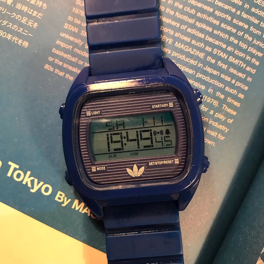 Adidas × Vintage Adidas Trefoil Watch Originals blue Og Watch water resist ag Size ONE SIZE - 10 Thumbnail