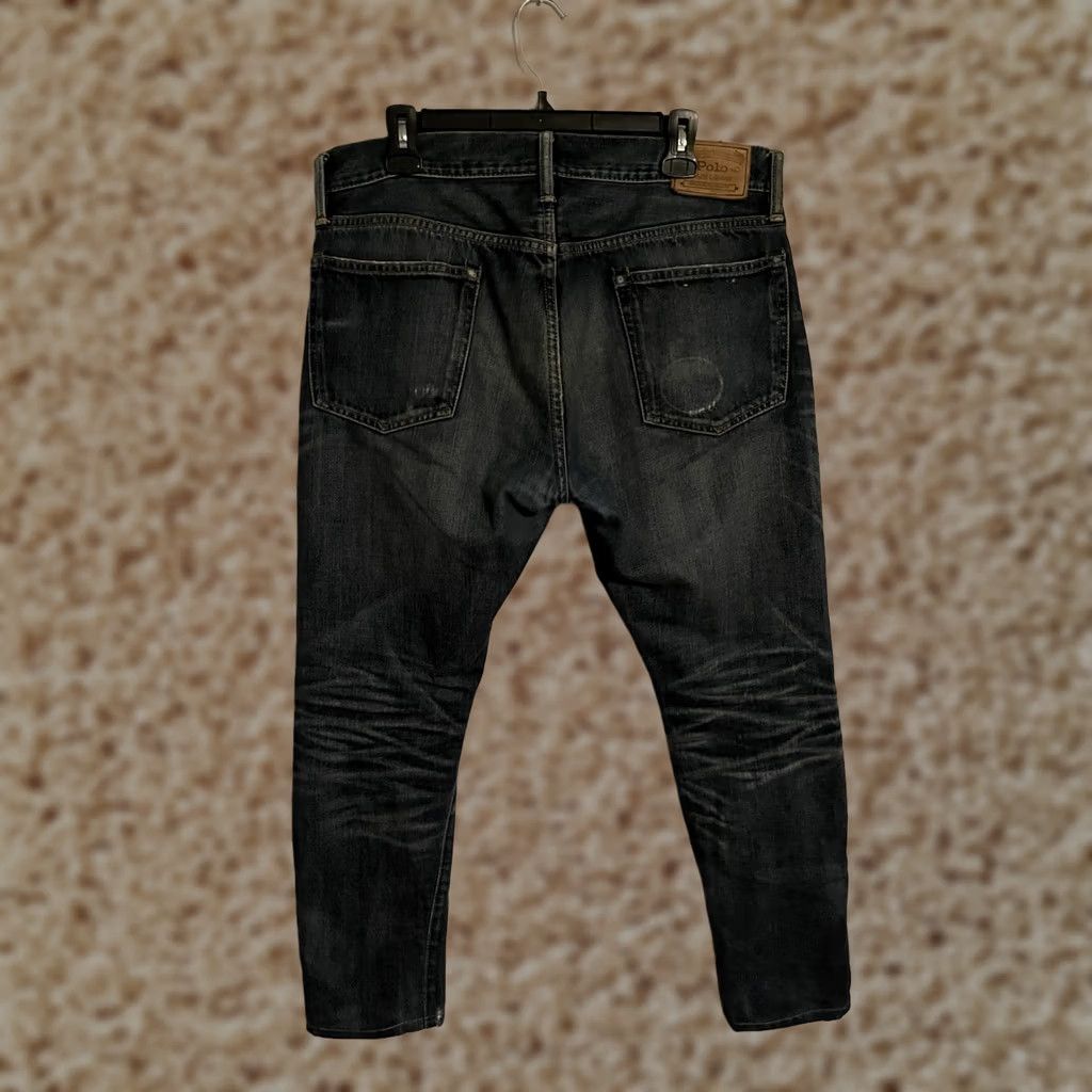 Polo Ralph Lauren Polo Ralph Lauren Varick Slim Straight Selvedge Jeans Button Fly Men's 34x30 Blue Denim Size US S / EU 44-46 / 1 - 1 Thumbnail