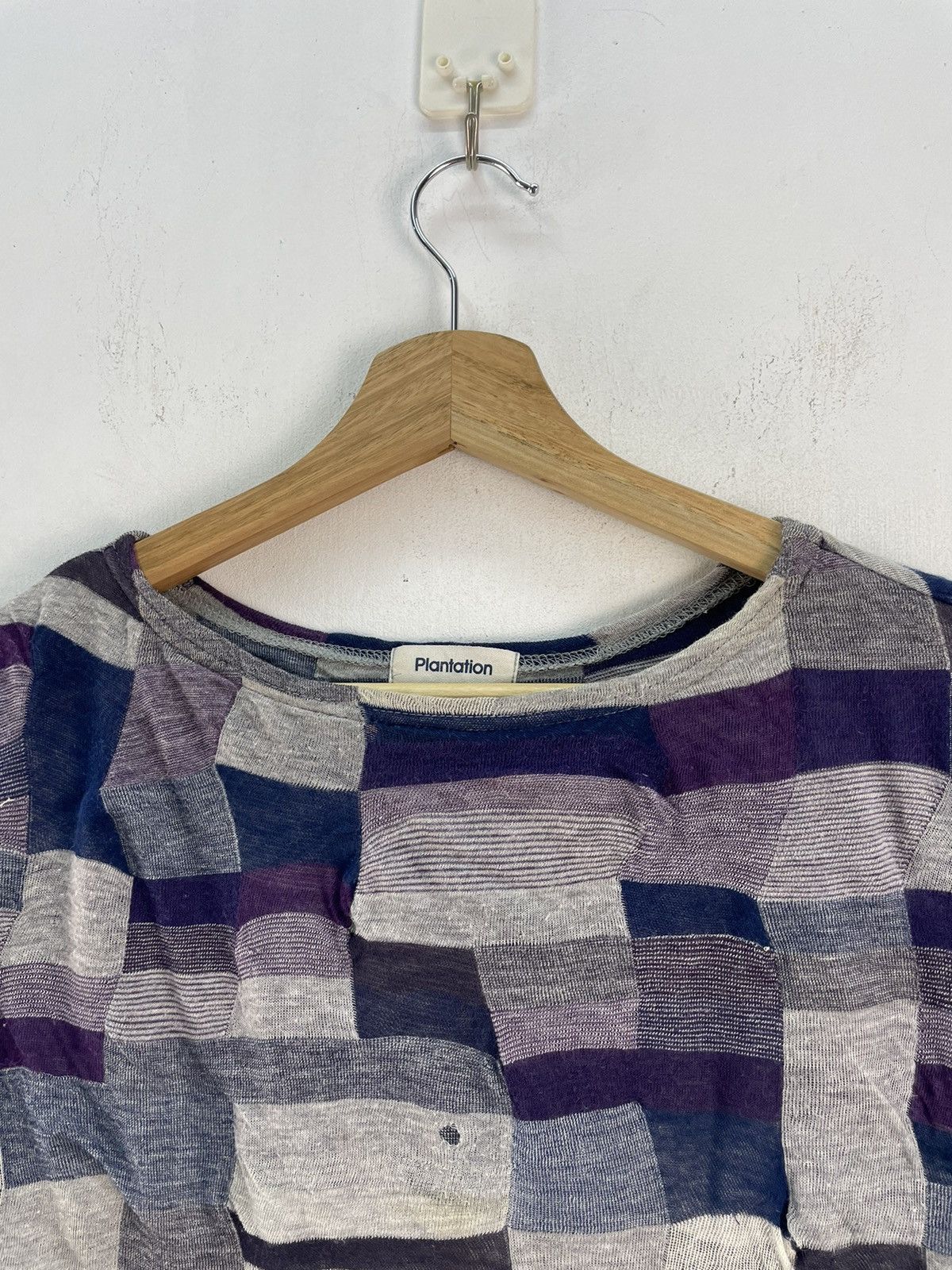 Issey Miyake Plantation Issey Miyake Women Top Long Sleeve Patchwork Size M / US 6-8 / IT 42-44 - 5 Thumbnail