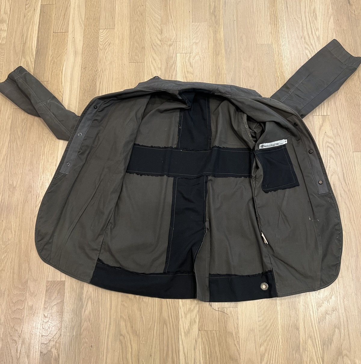 Nice Collective Nice Collective asymmetrical military style snap jacket y2k Size US S / EU 44-46 / 1 - 7 Thumbnail