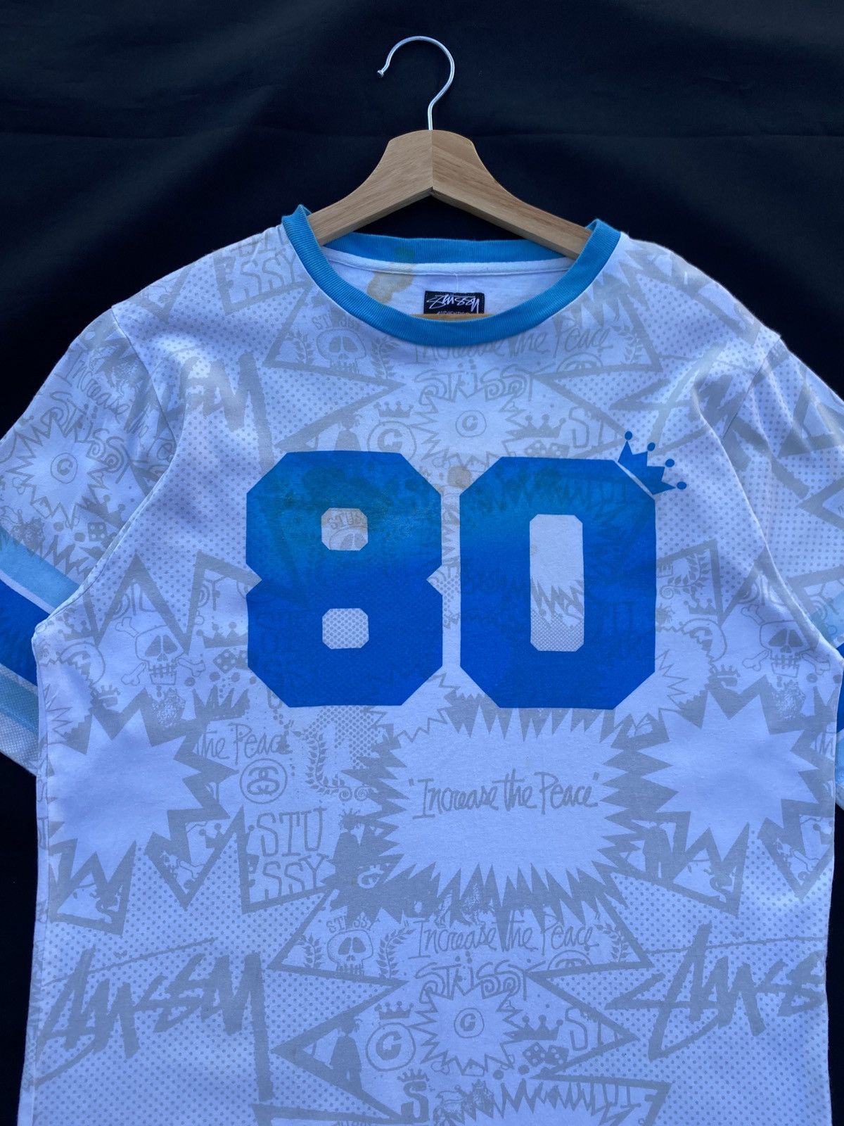 Stussy Rare Stussy “Increase the Peace” Graphic Tshirt Size US L / EU 52-54 / 3 - 1 Thumbnail