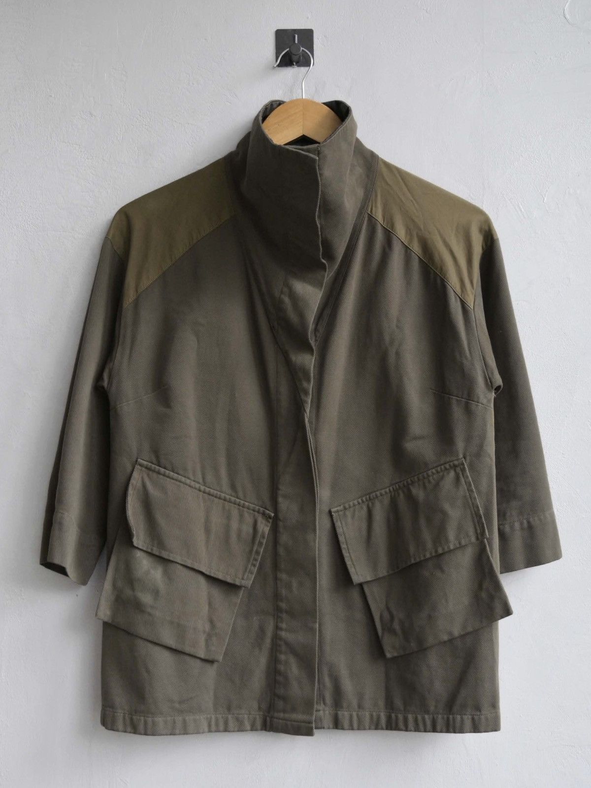 Dries Van Noten Dries Van Noten 3/4 Sleeve Utility Shirt Jacket Size US S / EU 44-46 / 1 - 2 Thumbnail
