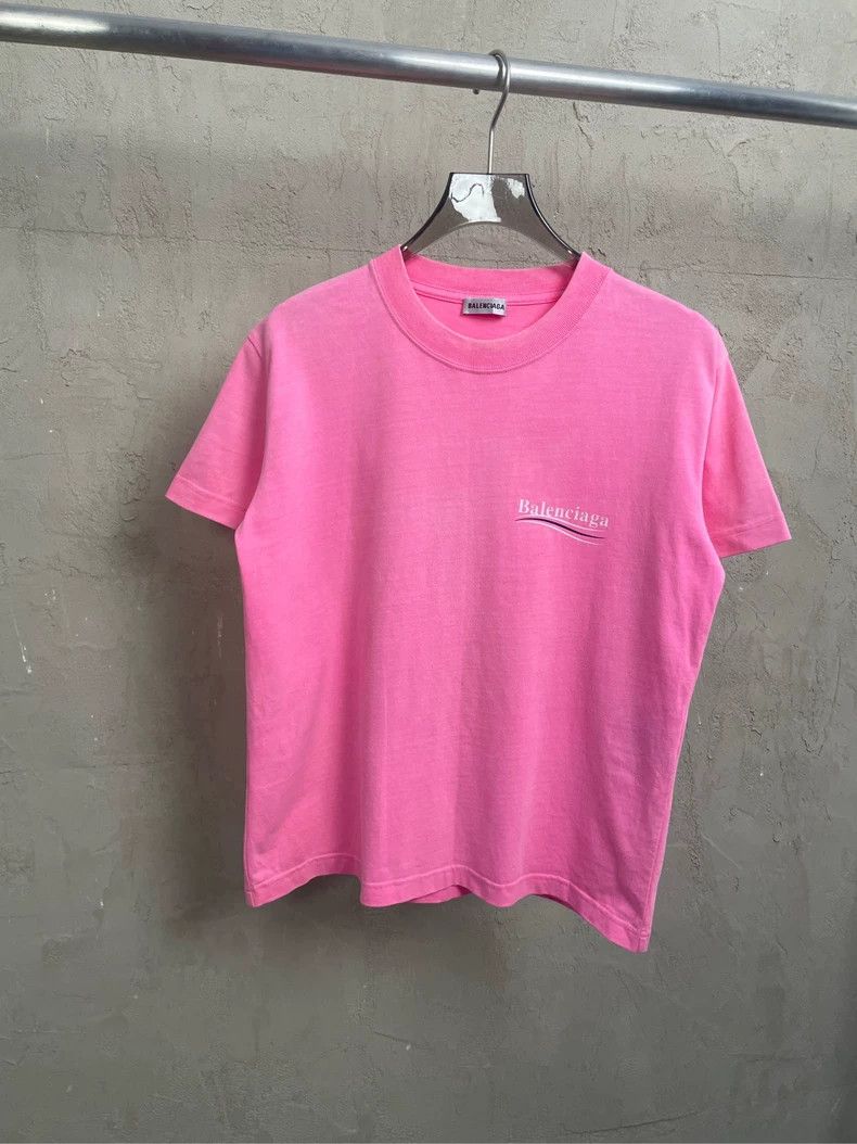 Balenciaga Balenciaga Barbie Pink Coke Logo Short Sleeve T-Shirt Size US L / EU 52-54 / 3 - 1 Thumbnail