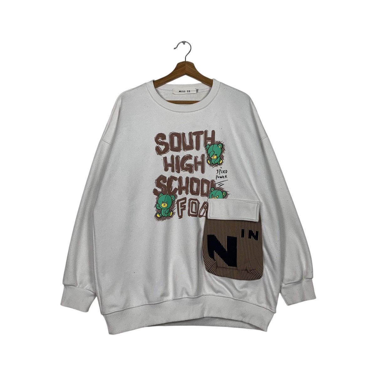 Japanese Brand South High School Crewneck Sweater Size 3XL / US 20-22 - 1 Thumbnail