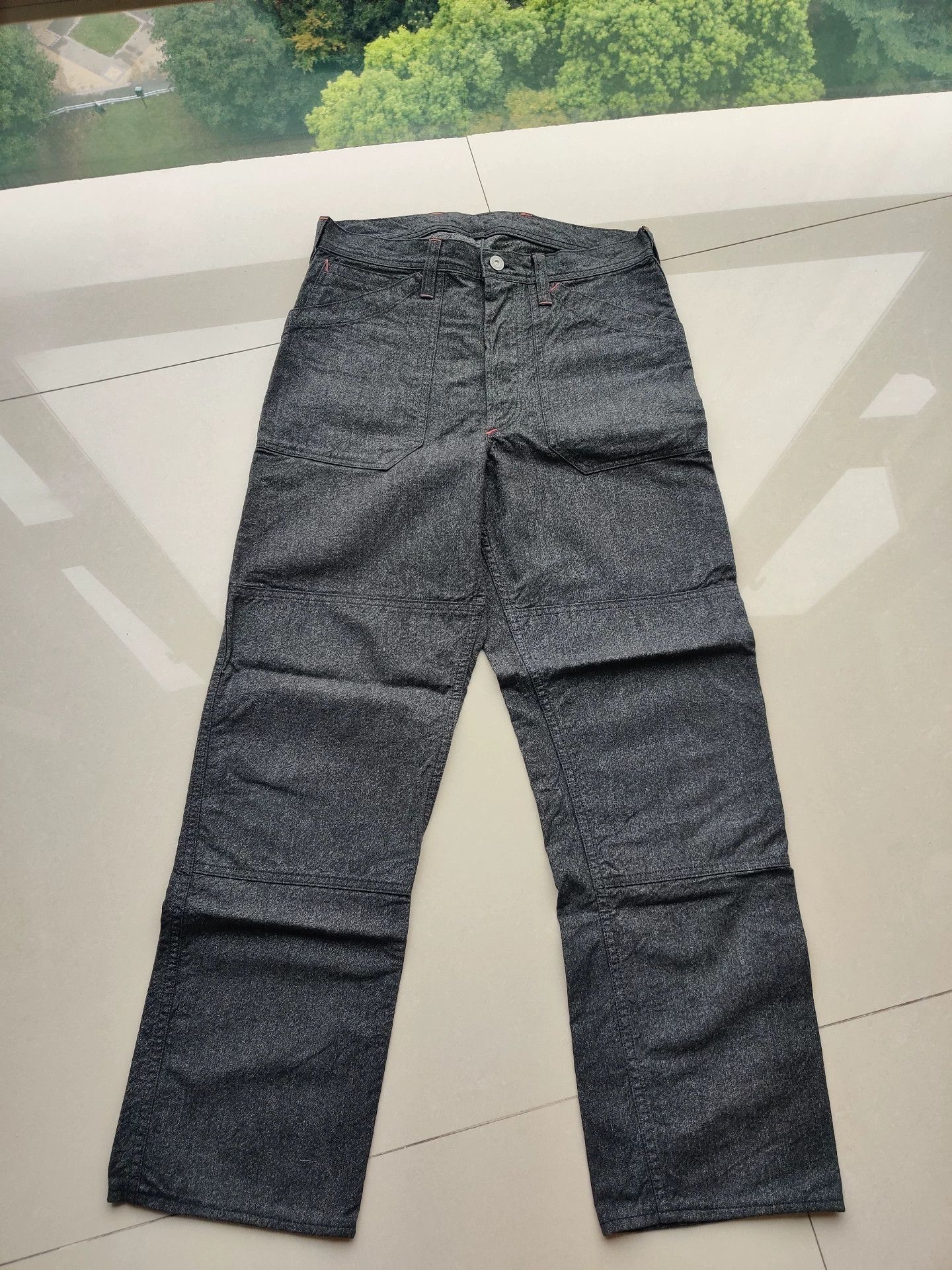Freewheelers freewheelers bootleggers gray denim pants Size US 30 / EU 46 - 1 Thumbnail