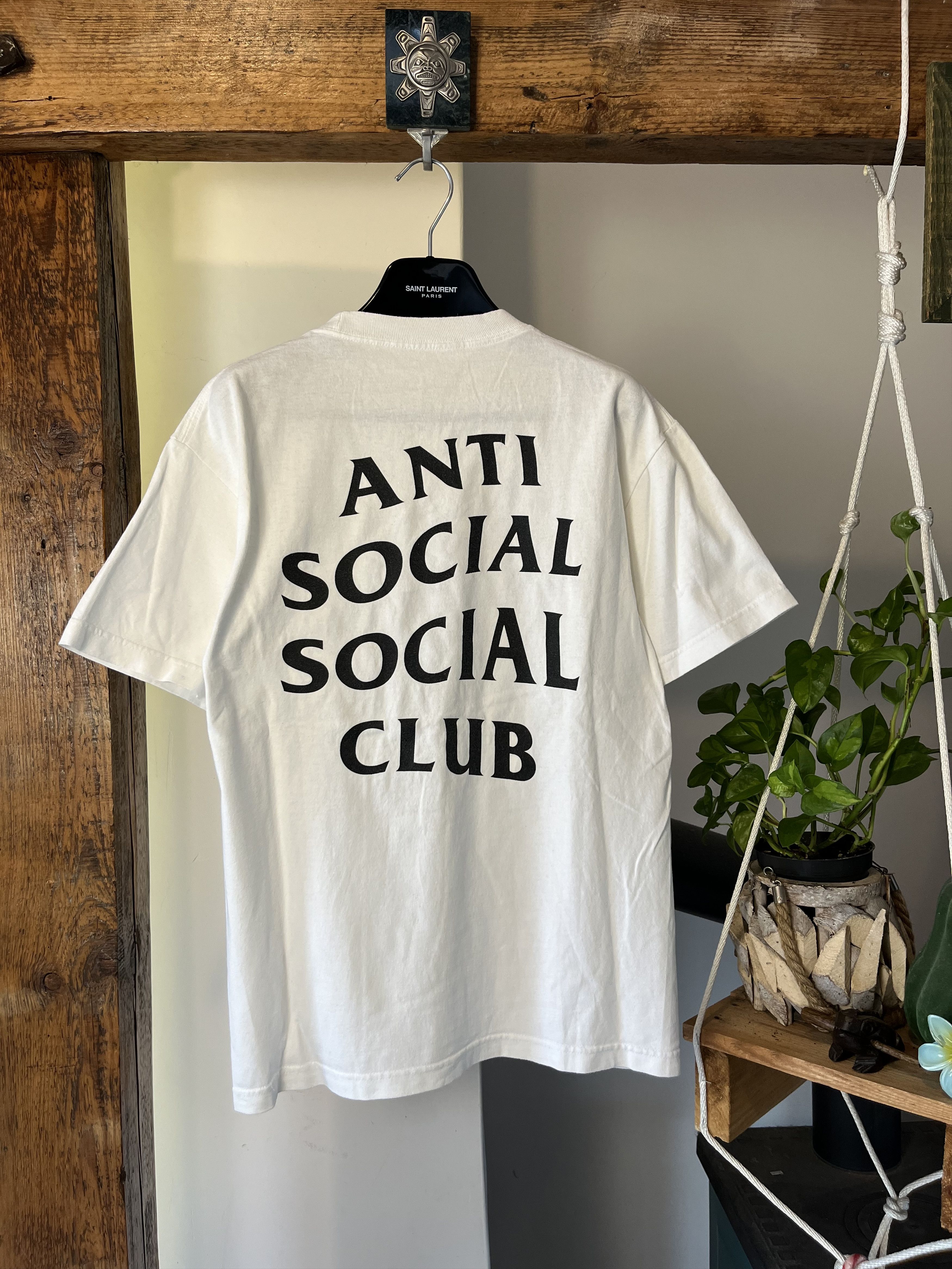 Anti Social Social Club × Vintage Anti Social Social Club ASSC Classic Logo White Tee Size US S / EU 44-46 / 1 - 5 Thumbnail