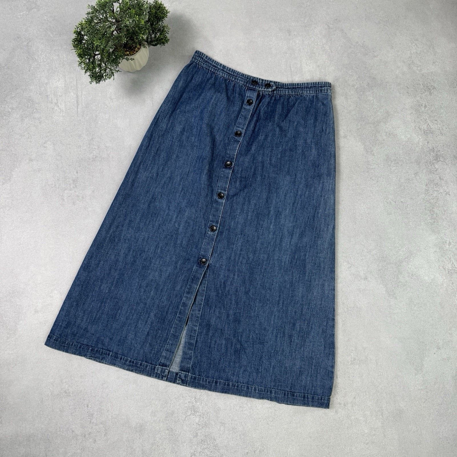A.P.C. APC Women Denim Skirt Midi Size 38 Blue Jeans Size 27" / US 4 / IT 40 - 1 Thumbnail