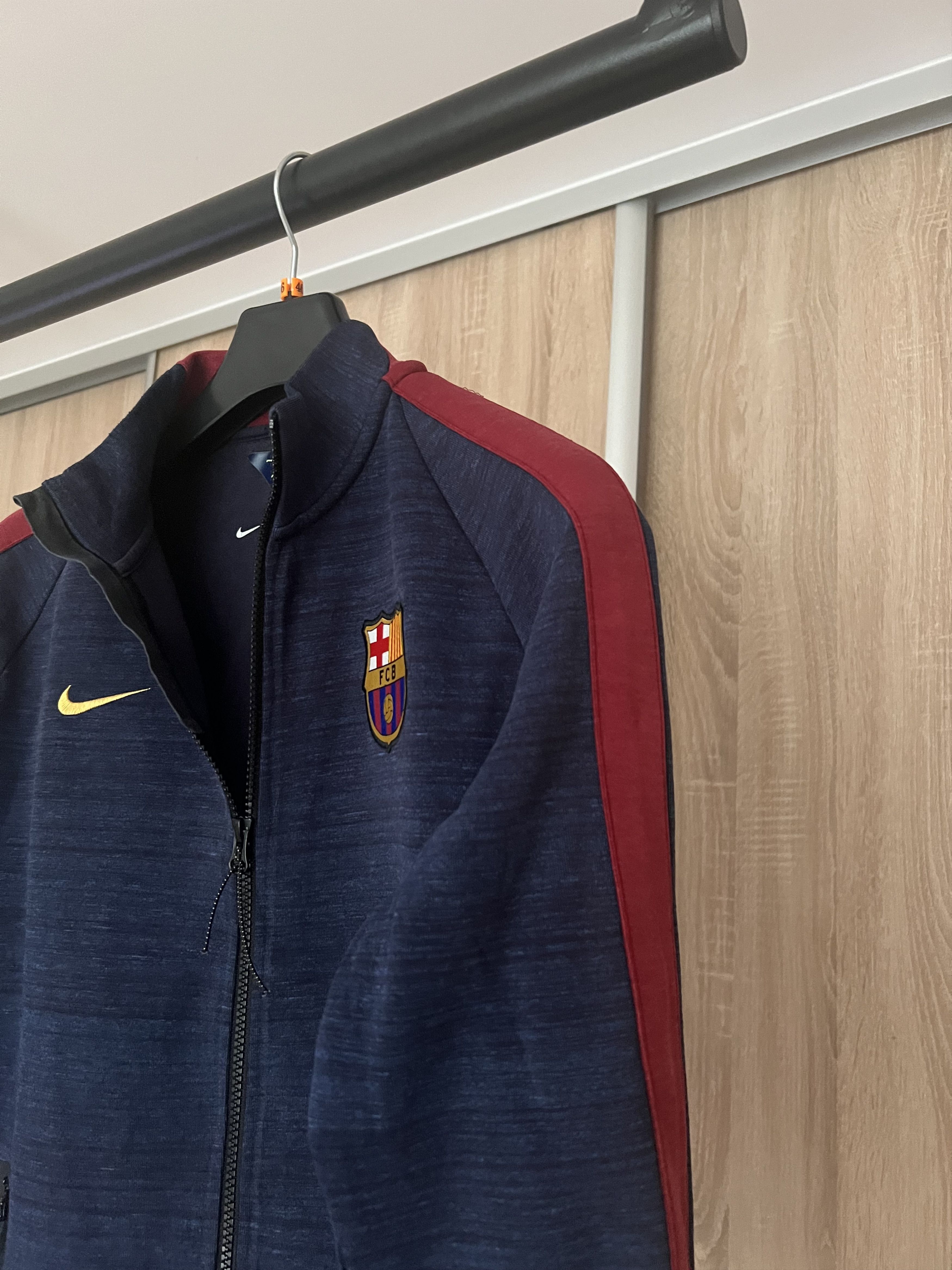 Nike Nike FC Barcelona blue tech fleece windrunner hoodie jacket Size US M / EU 48-50 / 2 - 7 Thumbnail