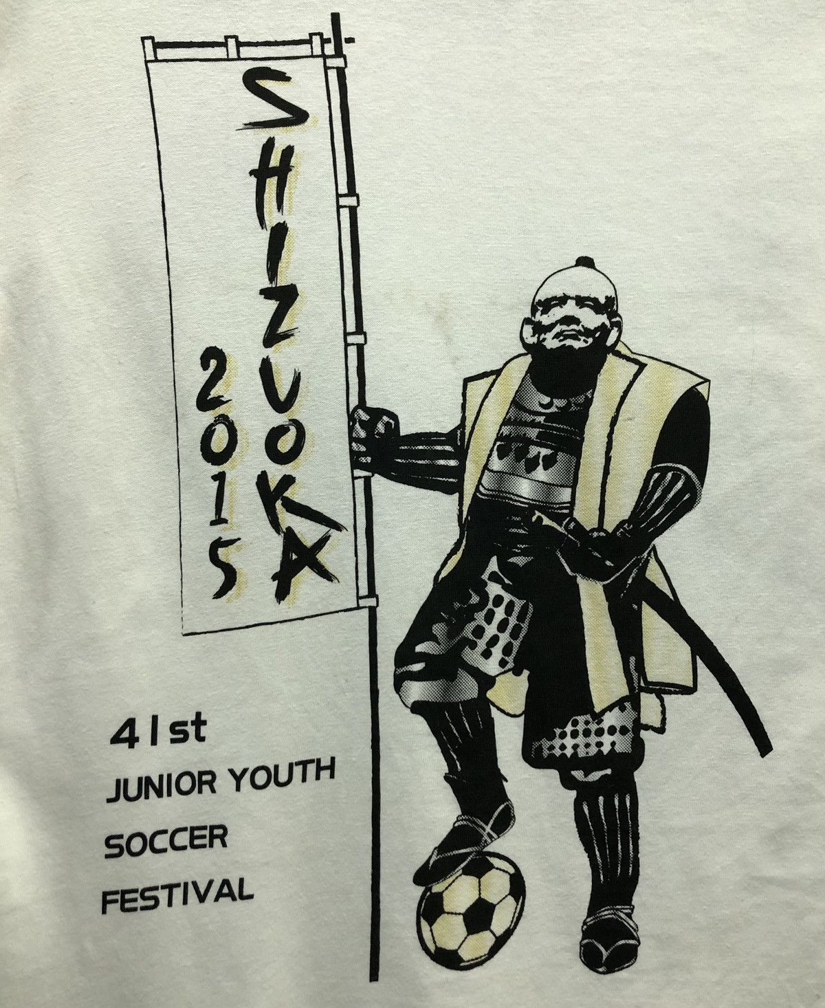 Vintage Shizuoka 2015 41st Junior Young Soccer Festival T-Shirt Size US S / EU 44-46 / 1 - 4 Thumbnail
