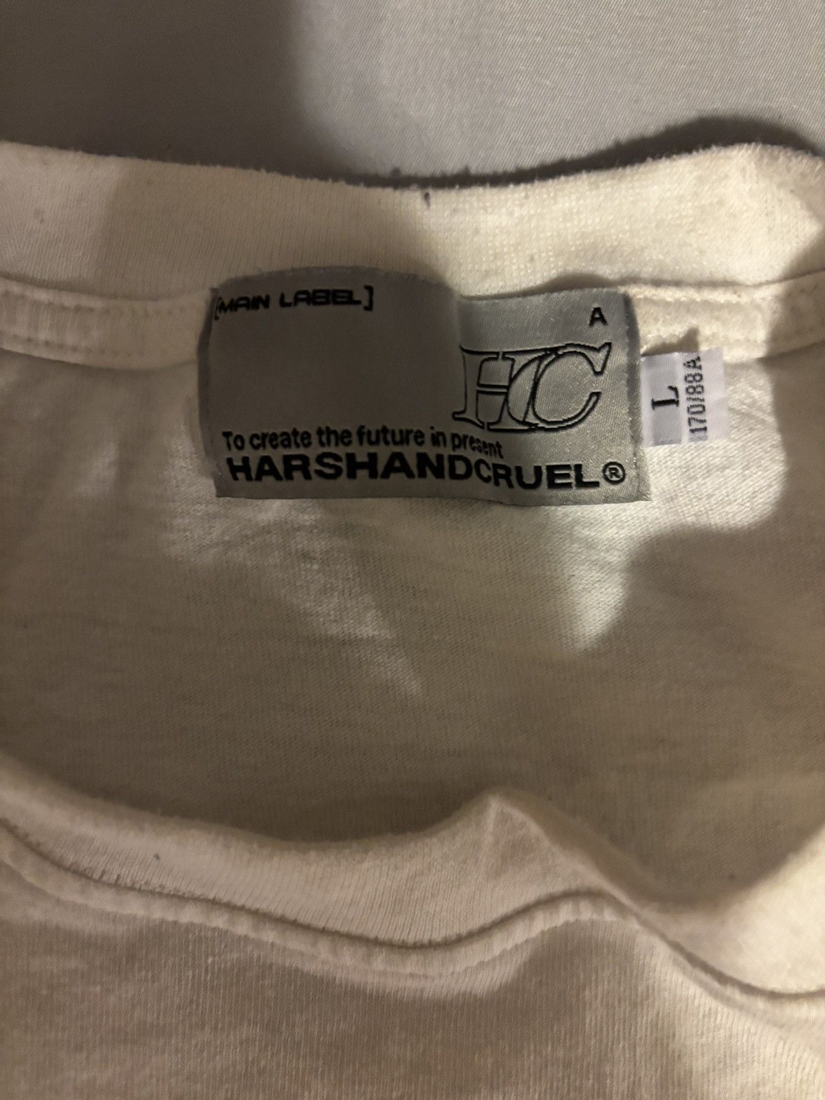 Harsh and Cruel HarshAndCruel “Met the Future” White T Size US L / EU 52-54 / 3 - 3 Thumbnail