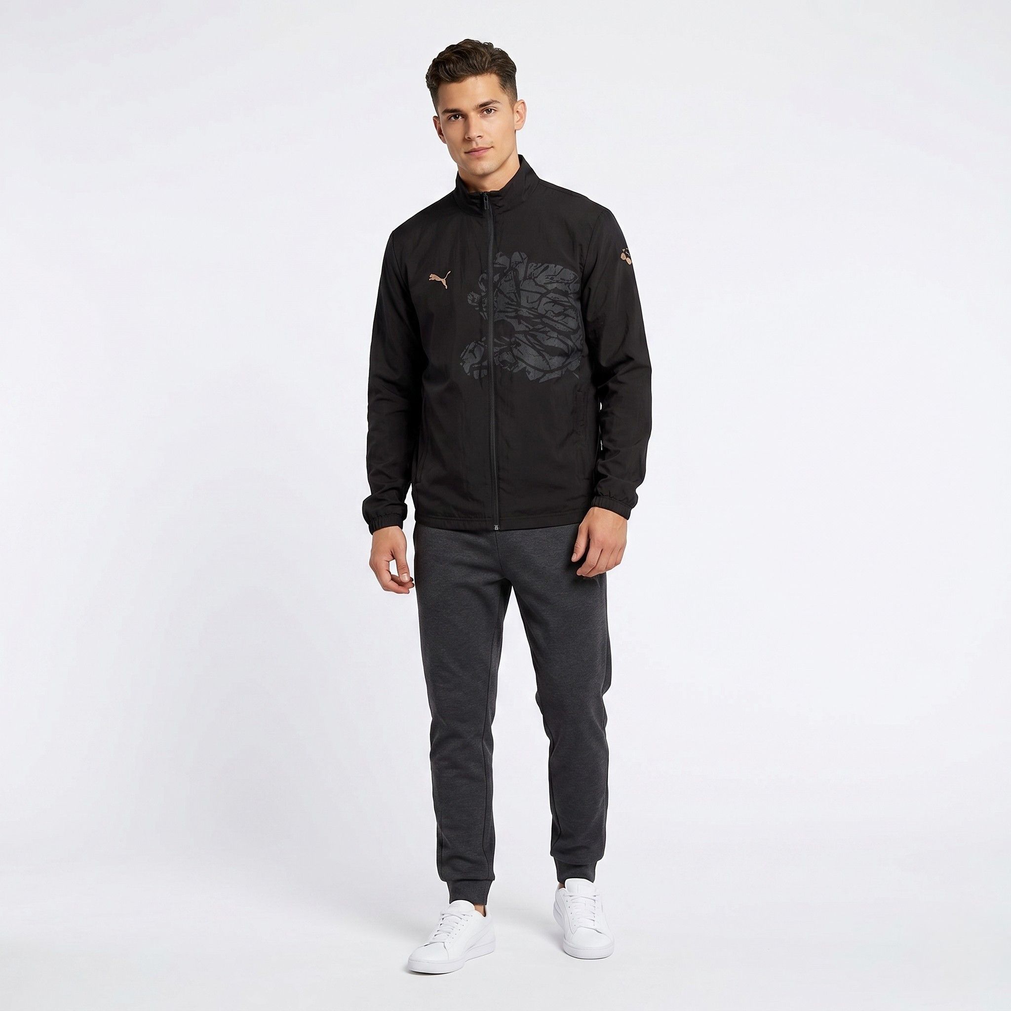 Puma Puma Men M Jacket Black Sportswear Vintage 6313 Size US M / EU 48-50 / 2 - 1 Thumbnail