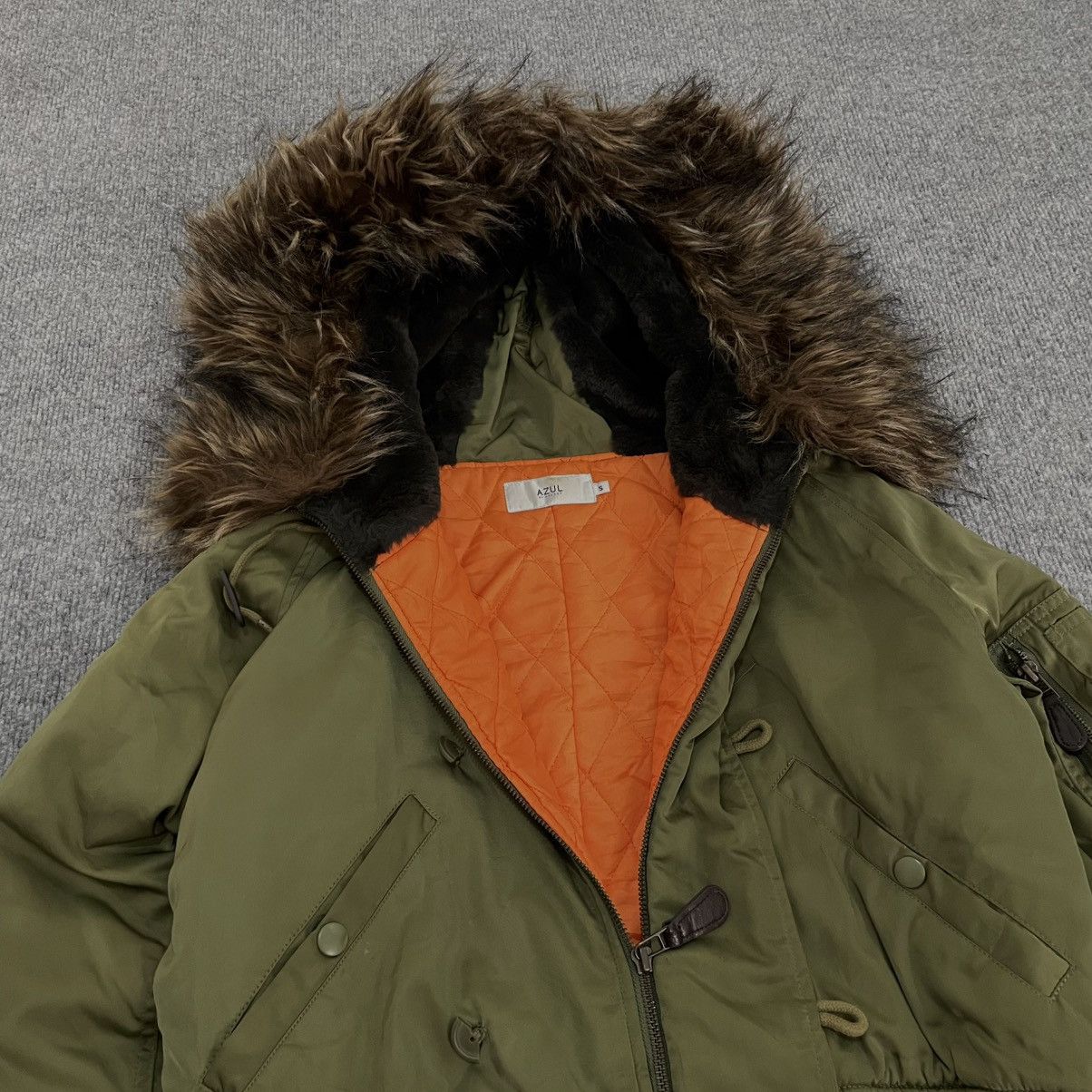 Japanese Brand Moussy Cropped Bomber Jacket Fur Hoodie Apocalypse Vkei Size US S / EU 44-46 / 1 - 6 Thumbnail