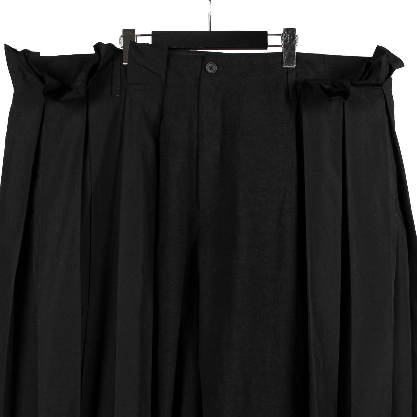 Yohji Yamamoto Yohji Yamamoto Pour Homme - PLEATED SAROUEL PANTS Size US 30 / EU 46 - 8 Thumbnail