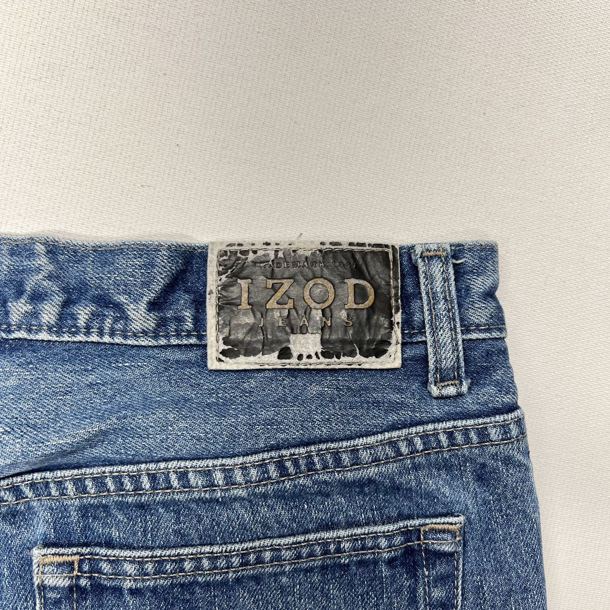Izod × Vintage Izod Men Jeans Blue Relaxed Fit Straight Leg Denim Workwear Size US 36 / EU 52 - 15 Thumbnail