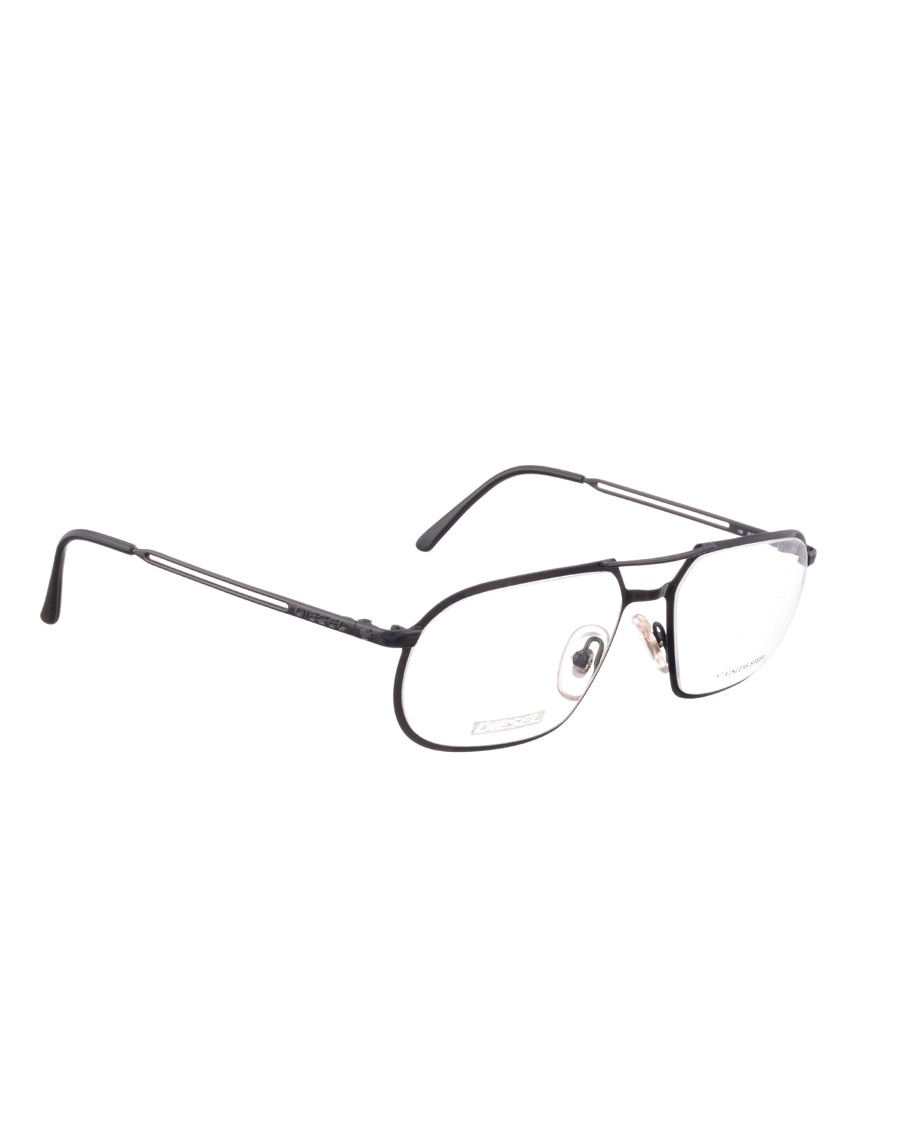 Diesel Diesel 00s Aviator Oversize Metal Black Glasses Size ONE SIZE - 2 Thumbnail
