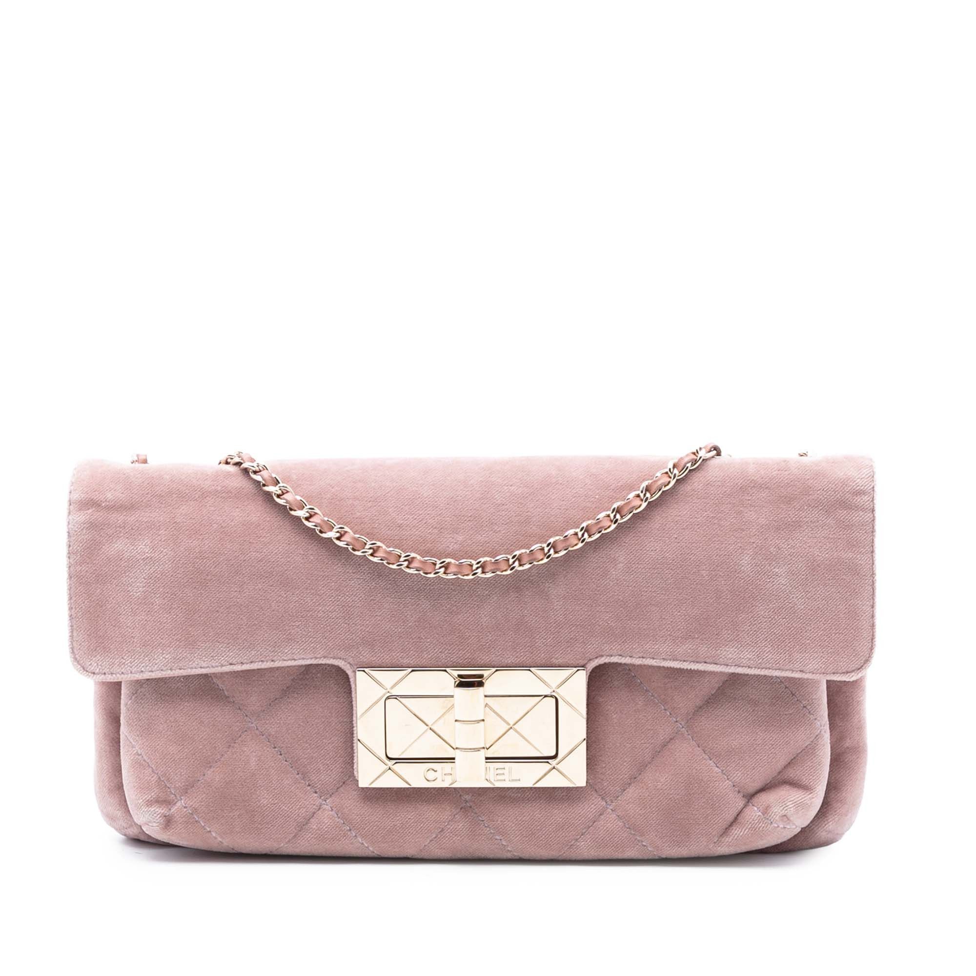 Chanel Chanel Quilted Velvet Giant Mademoiselle Turnlock Shoulder Bag Size ONE SIZE - 1 Thumbnail