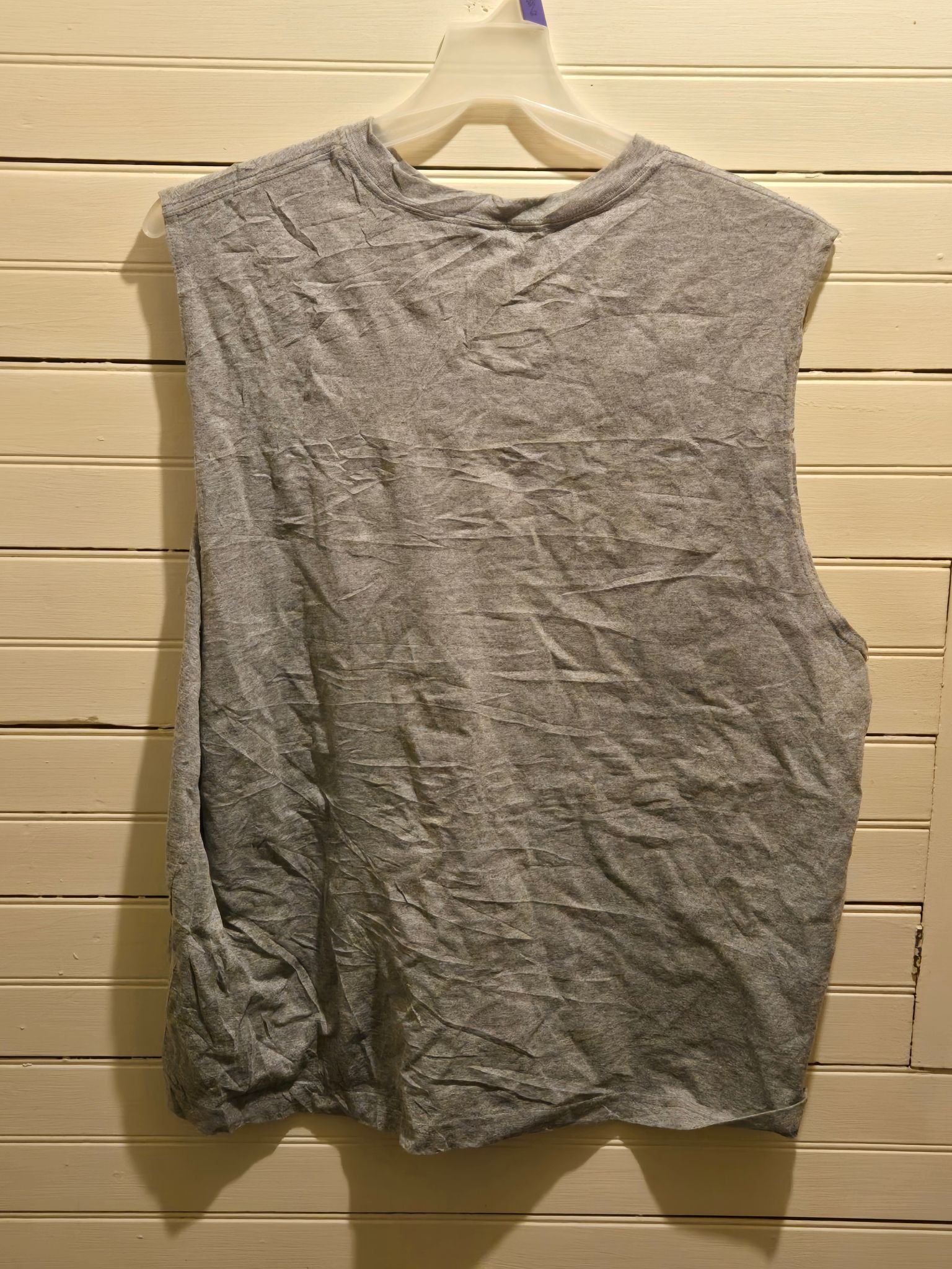 Faded Glory Faded Glory Tank Top Mens XL 46-48 Gray Sleeveless Cotton Size US XL / EU 56 / 4 - 3 Thumbnail