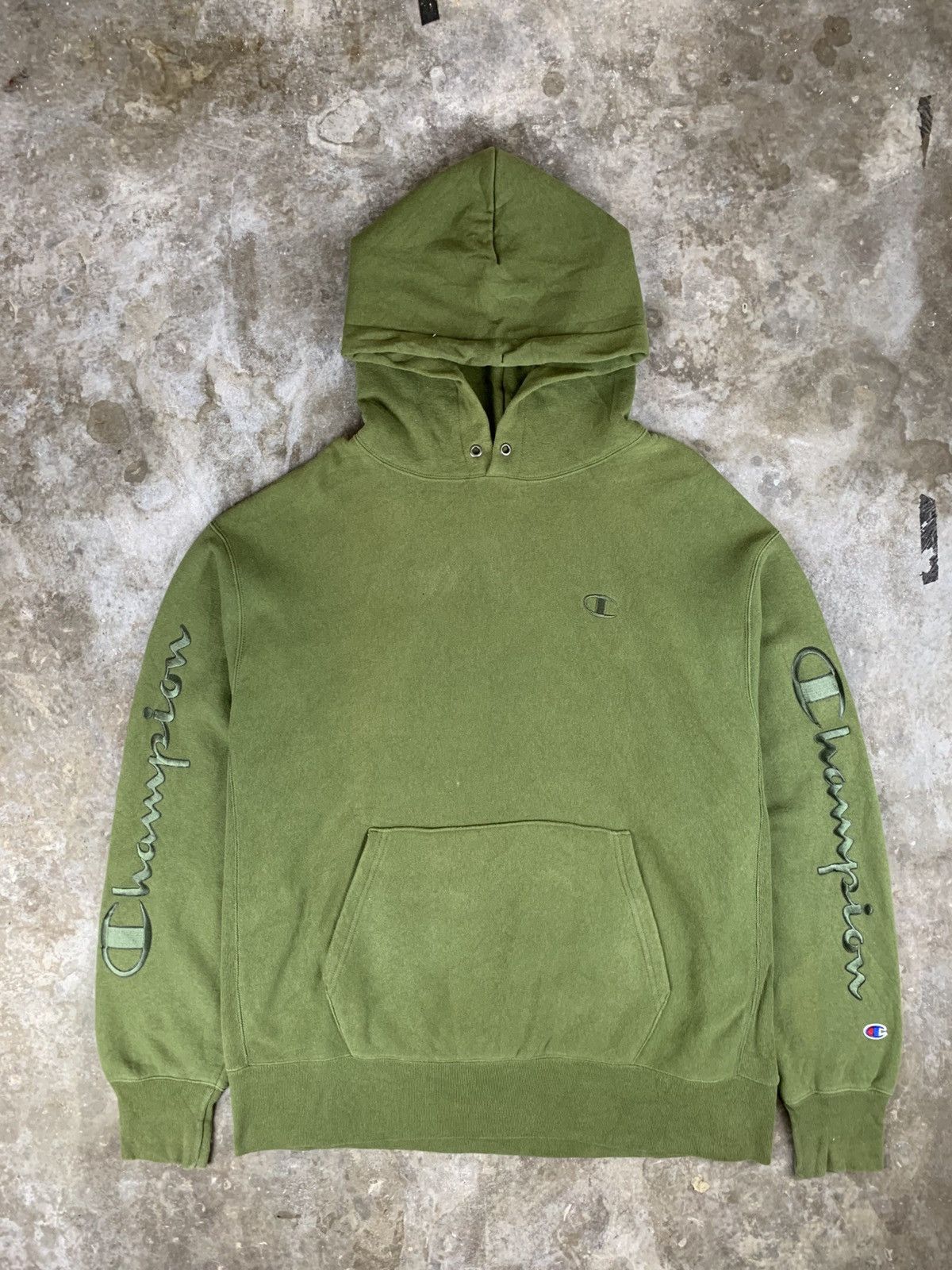 Champion Vintage Champion Reverse Weave Spell Out Pullover Hoodie Size US XL / EU 56 / 4 - 1 Thumbnail