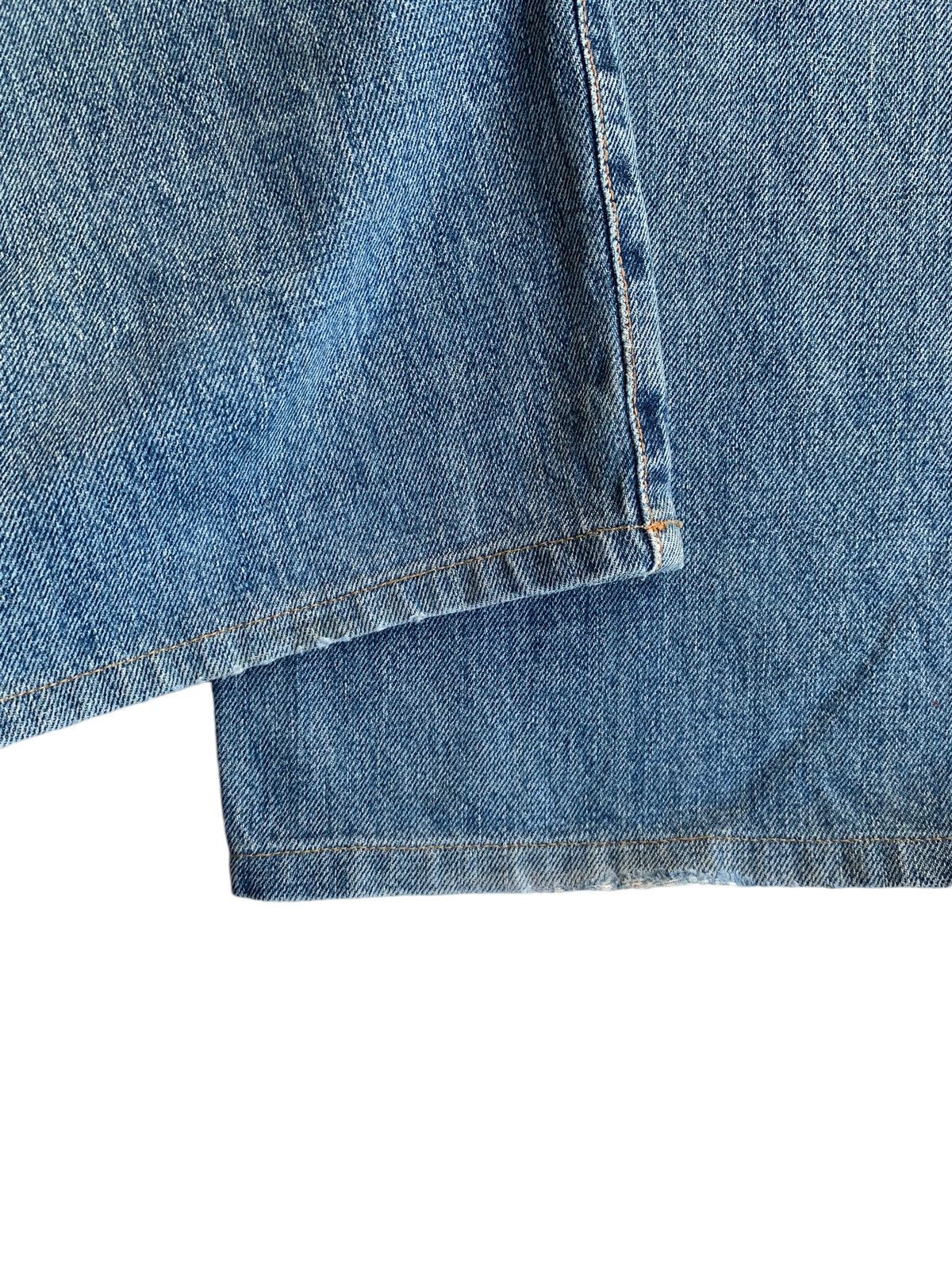 Kapital VINTAGE EDWIN 505 SELVEDGE FADED DISTRESSED DENIM 🎌☠️ Size US 29 - 24 Thumbnail