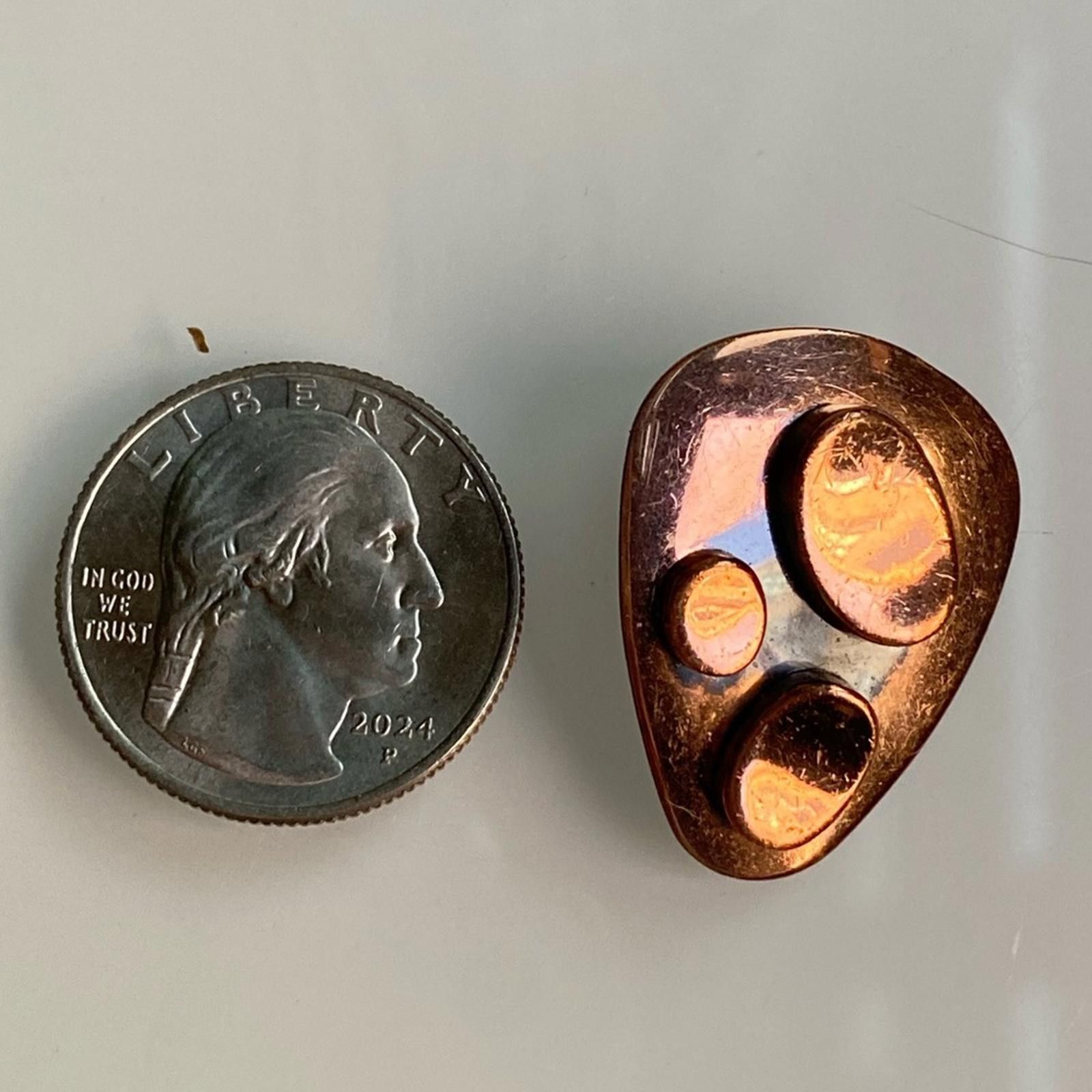 Other Vintage Renoir Copper Modernist Clip-On Earrings Size ONE SIZE - 4 Thumbnail