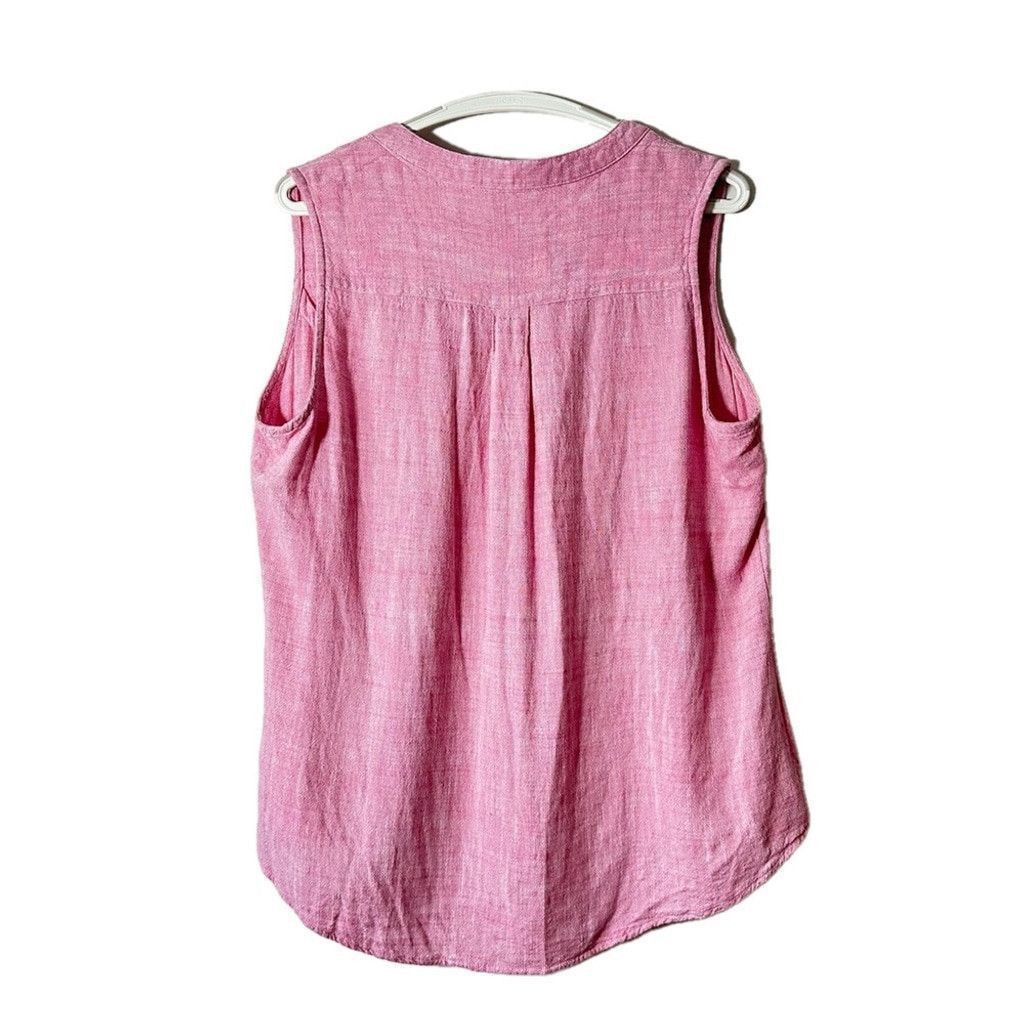 Weatherproof Weatherproof Linen Pink Shirt Size Large Button Down Shirt Size L / US 10 / IT 46 - 2 Thumbnail