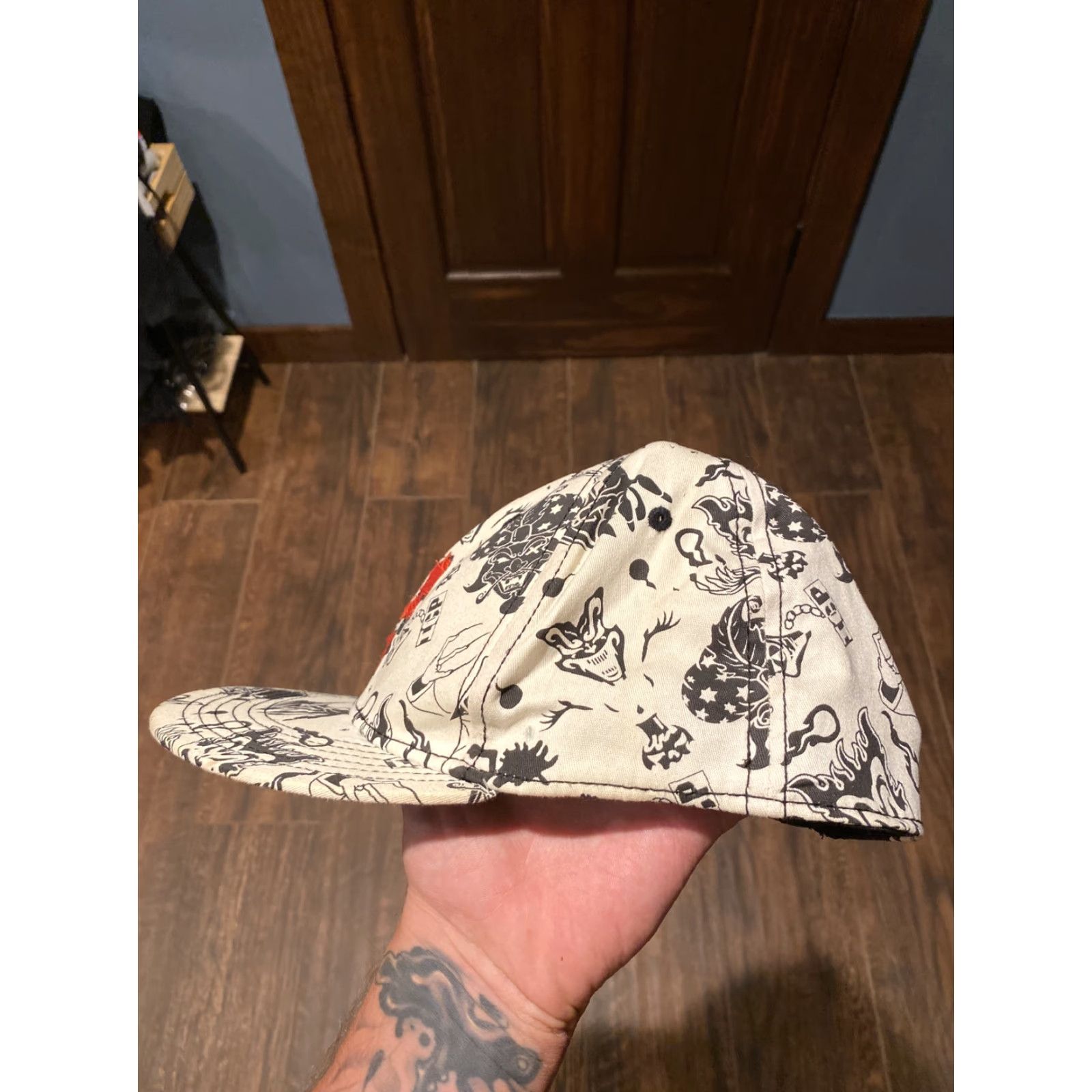Vintage NWT ICP Insane Clown Posse Hatchet Man Juggalo Milenko Flex Hat Cap Size ONE SIZE - 2 Thumbnail