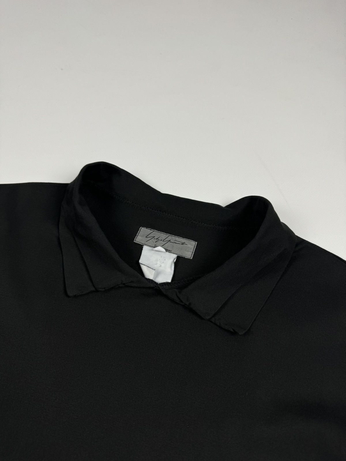 Vintage × Yohji Yamamoto Yohji Yamamoto Pour Home Vintage Polo Long Sleeve Pullover Size US M / EU 48-50 / 2 - 5 Thumbnail
