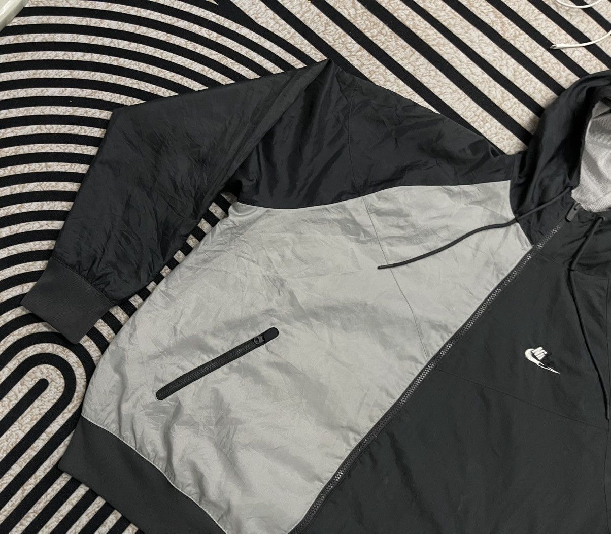 Nike 2000s NIKE RUNNING HOODIE WINDBREAKER 2 TONE Size US XXL / EU 58 / 5 - 5 Thumbnail