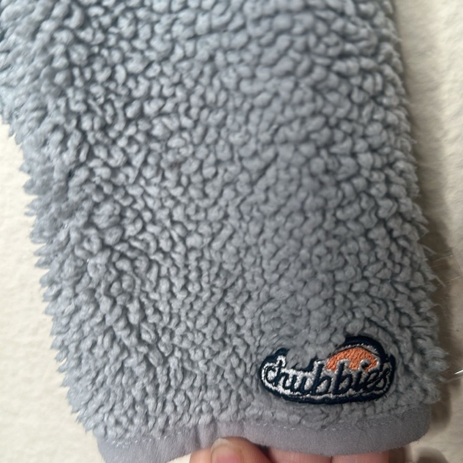 Chubbies Chubbies High Pile Sherpa Hoodie in Silver Gray Sz Medium Size US M / EU 48-50 / 2 - 3 Thumbnail