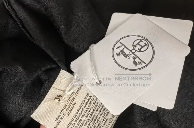 Hermes Hermes Shirt Dress Size XXS / US 00 / IT 34 - 4 Thumbnail