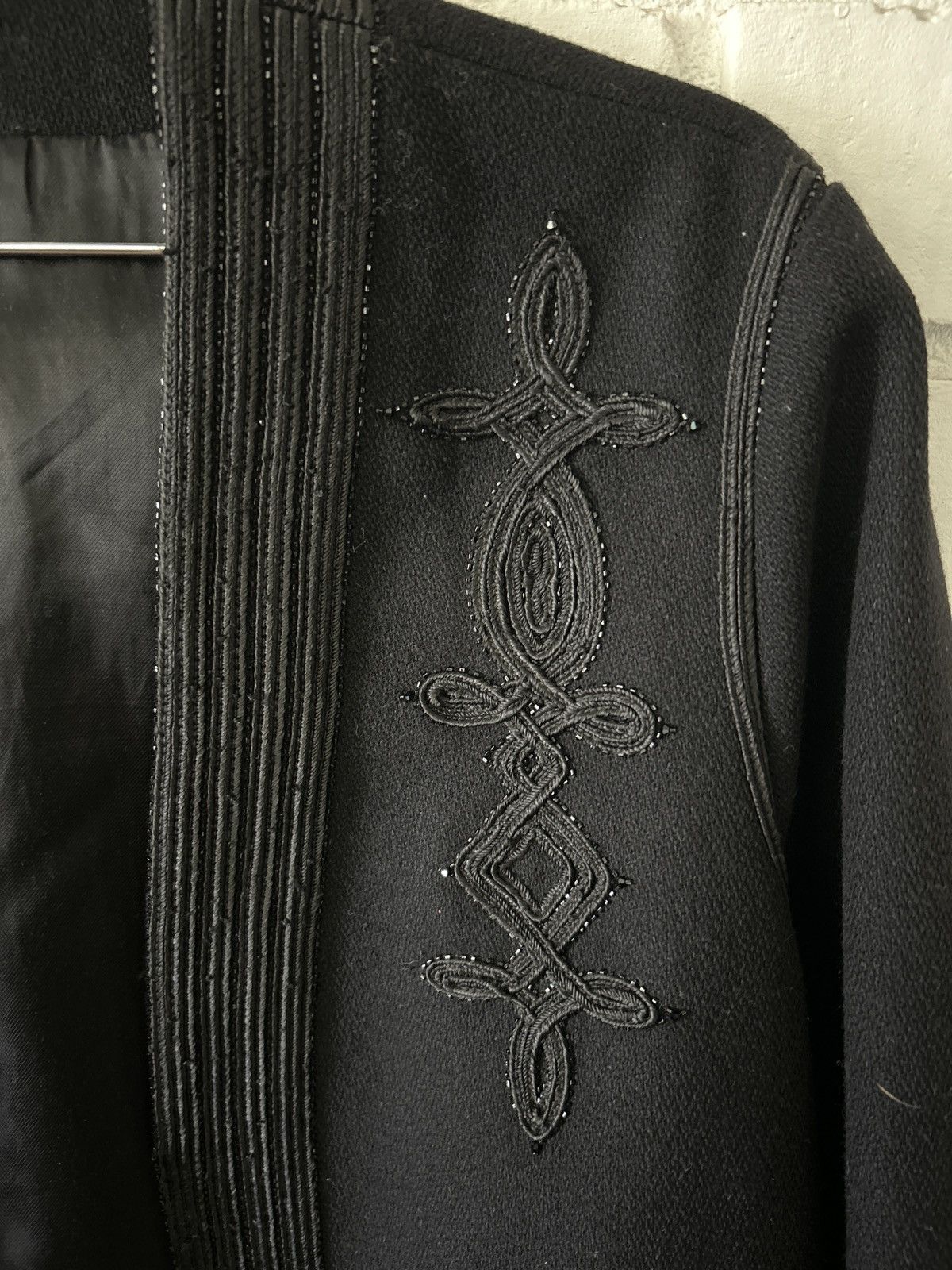 Anthony Vaccarello × Saint Laurent Paris Saint Laurent SS19 Embroidered Jacket Size US M / EU 48-50 / 2 - 5 Thumbnail