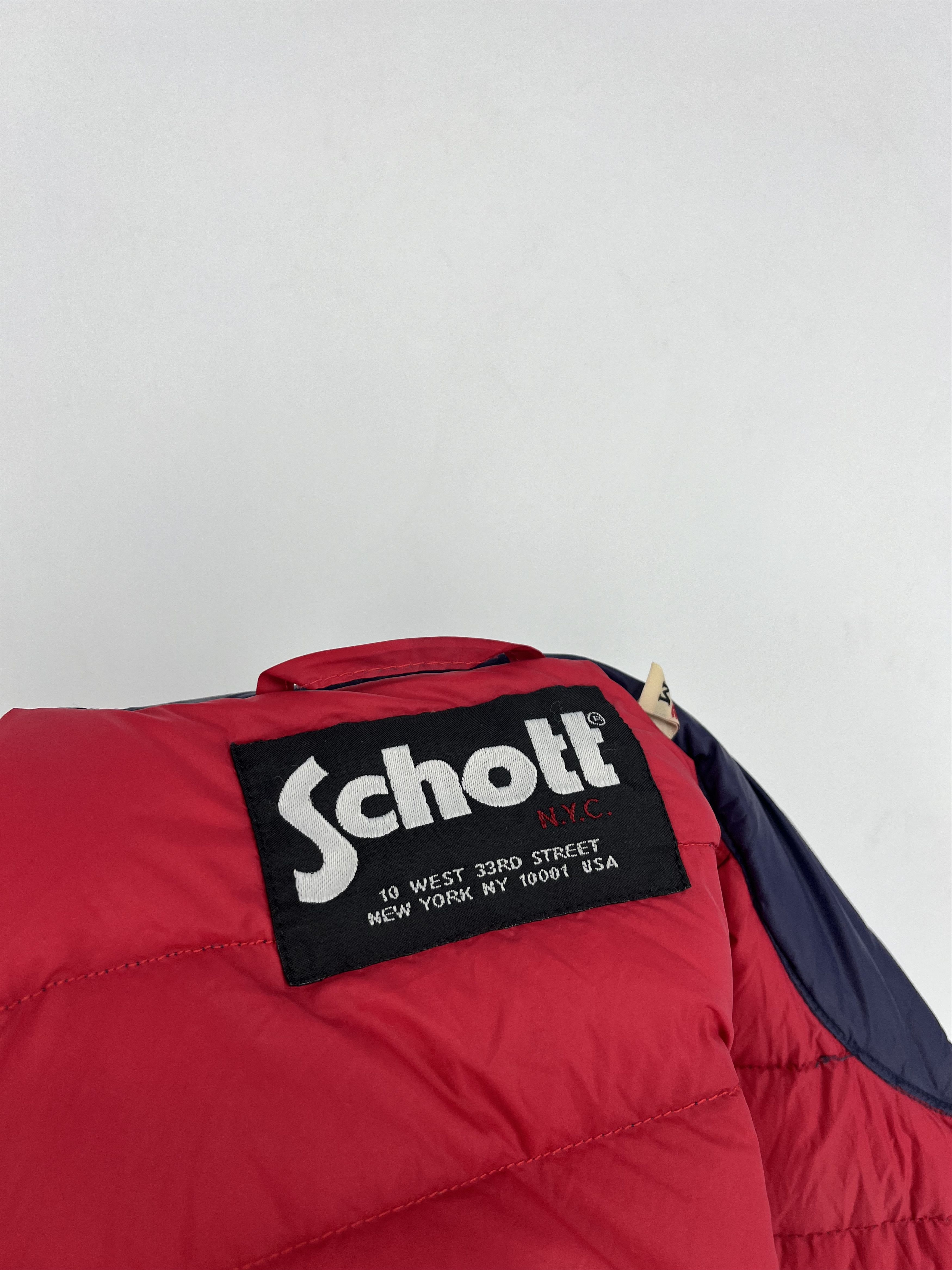 Schott × Vintage Vintage Schott Down Womens Jacket - Navy Size S Size S / US 4 / IT 40 - 6 Thumbnail