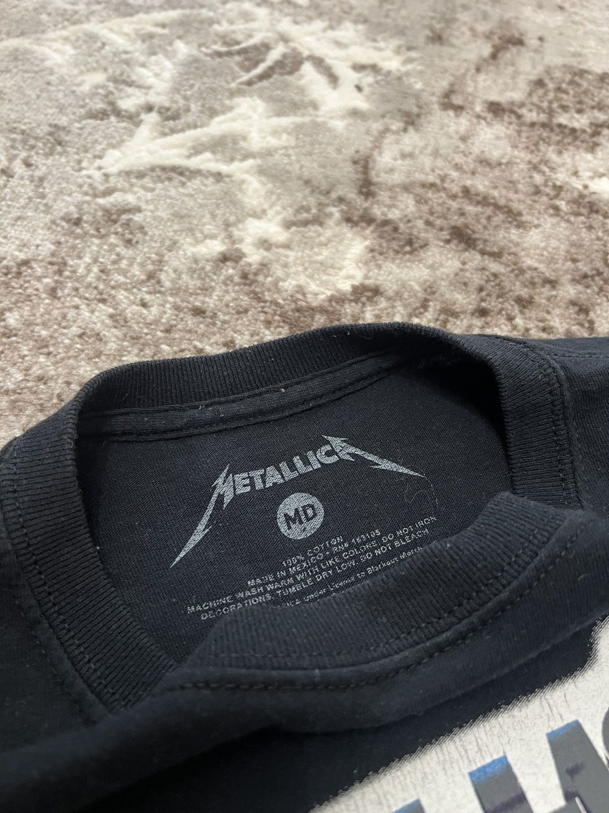 Band Tees × Metallica × Vintage Vintage Metallica Ride the lighthing y2k t shirt Size US M / EU 48-50 / 2 - 6 Thumbnail