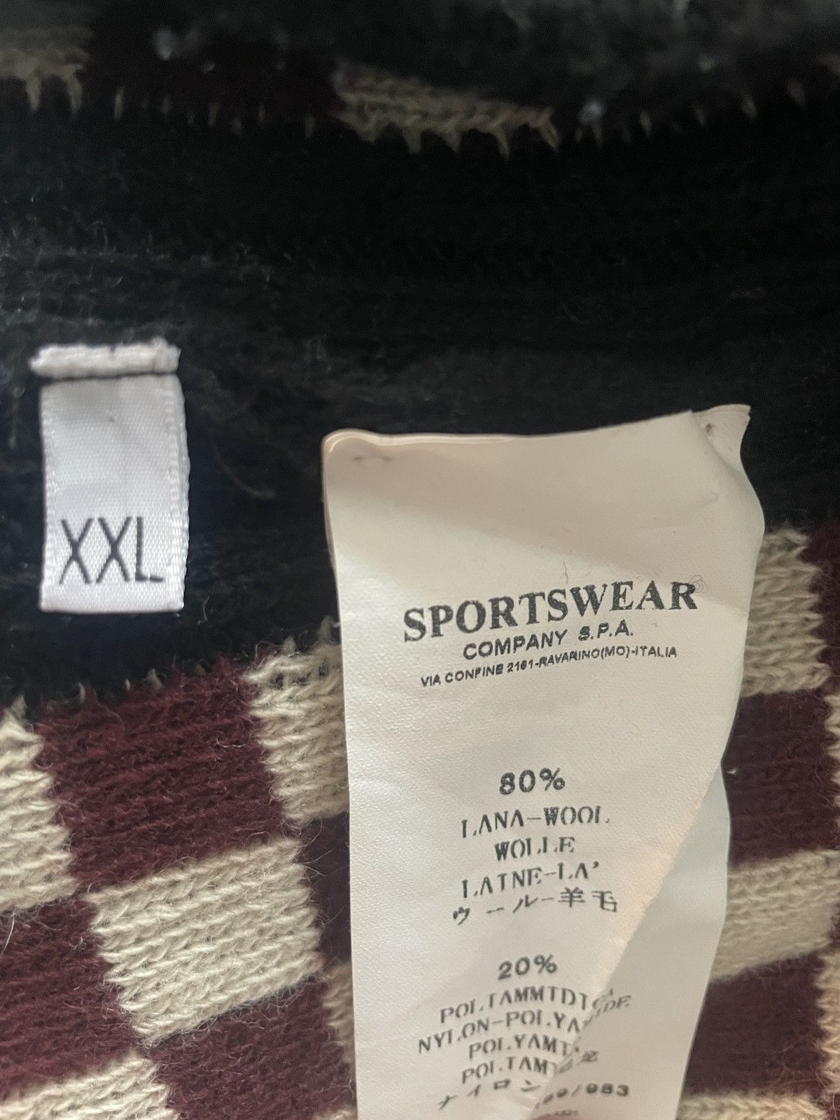 Stone Island Stone Island heavy wool jacquard sweater. Made in Italy Size US XXL / EU 58 / 5 - 6 Thumbnail