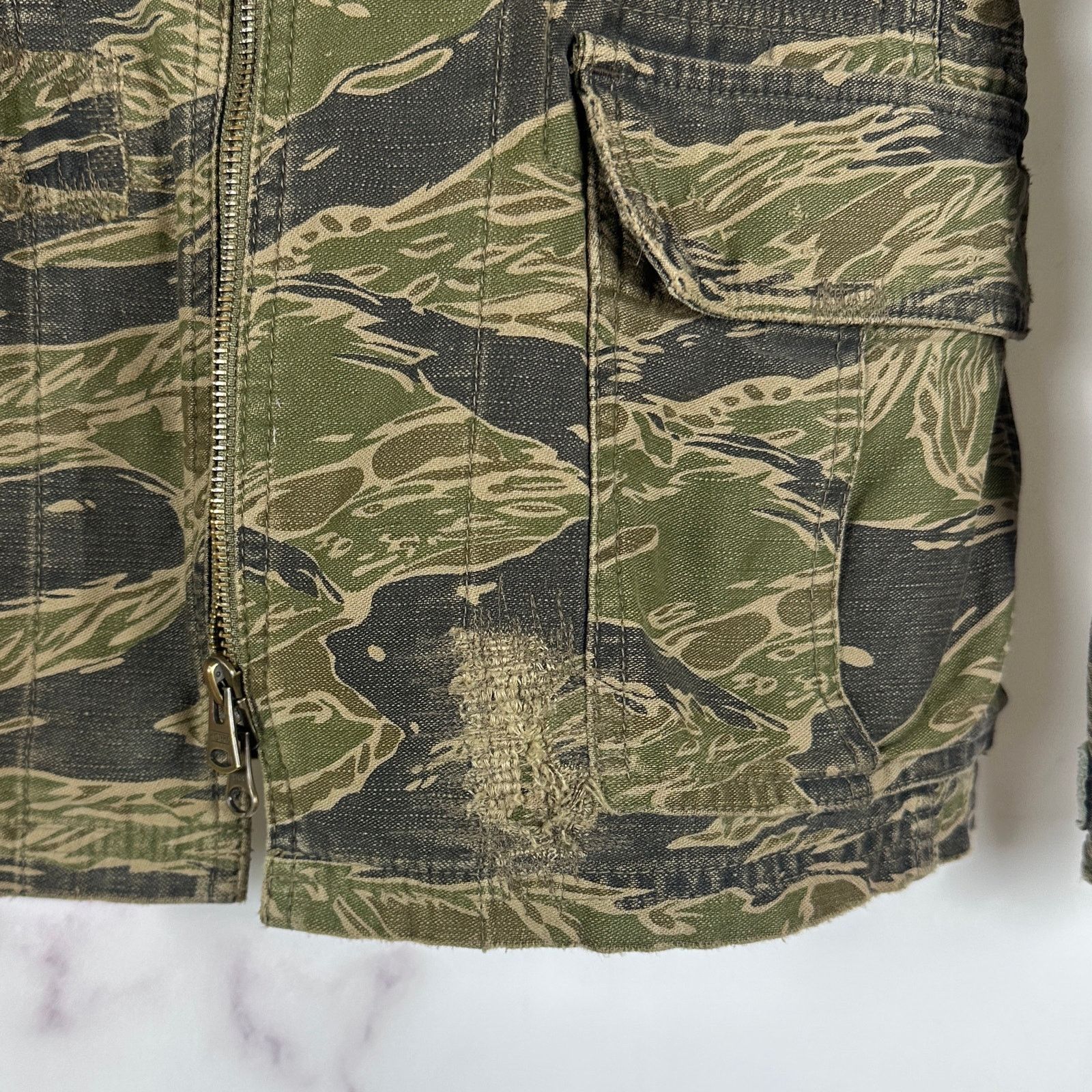 Hysteric Glamour Tiger Camo Studded Punk Field Jacket Size US S / EU 44-46 / 1 - 4 Thumbnail