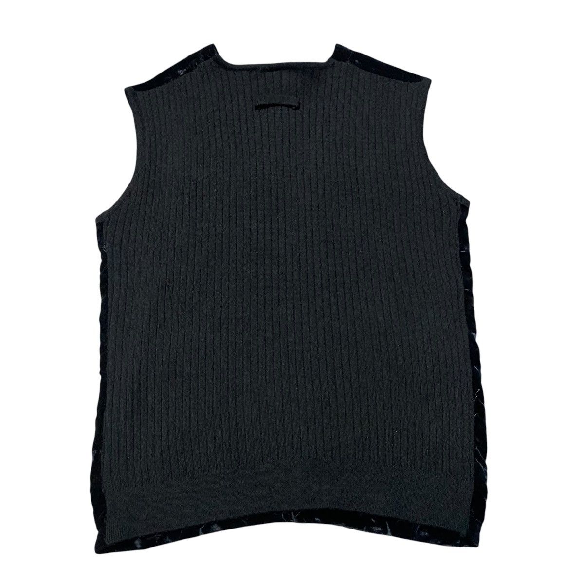 Jean Paul Gaultier Vintage Jean Paul Gaultier Black Argyle Sweater Top Hybrid Size US M / EU 48-50 / 2 - 2 Thumbnail