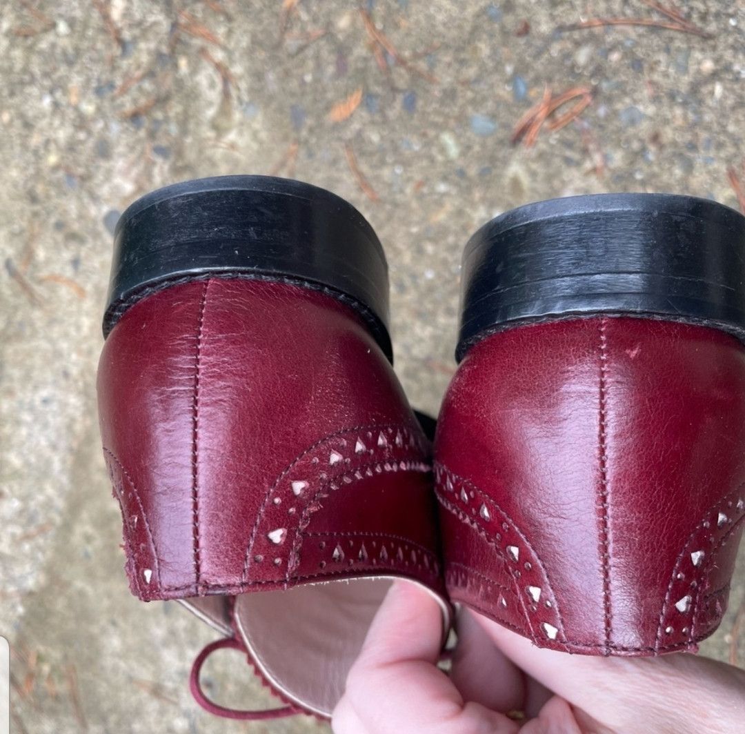 Other Miss L Fire burgundy oxfords Size US 8.5 / IT 38.5 - 5 Thumbnail