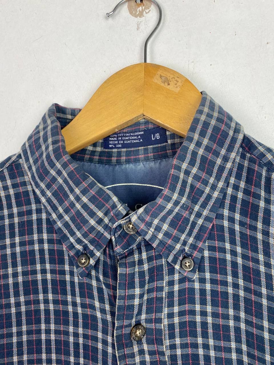 Haggar haggar clothing flannel shirt burberry inspired nice design Size US L / EU 52-54 / 3 - 2 Thumbnail