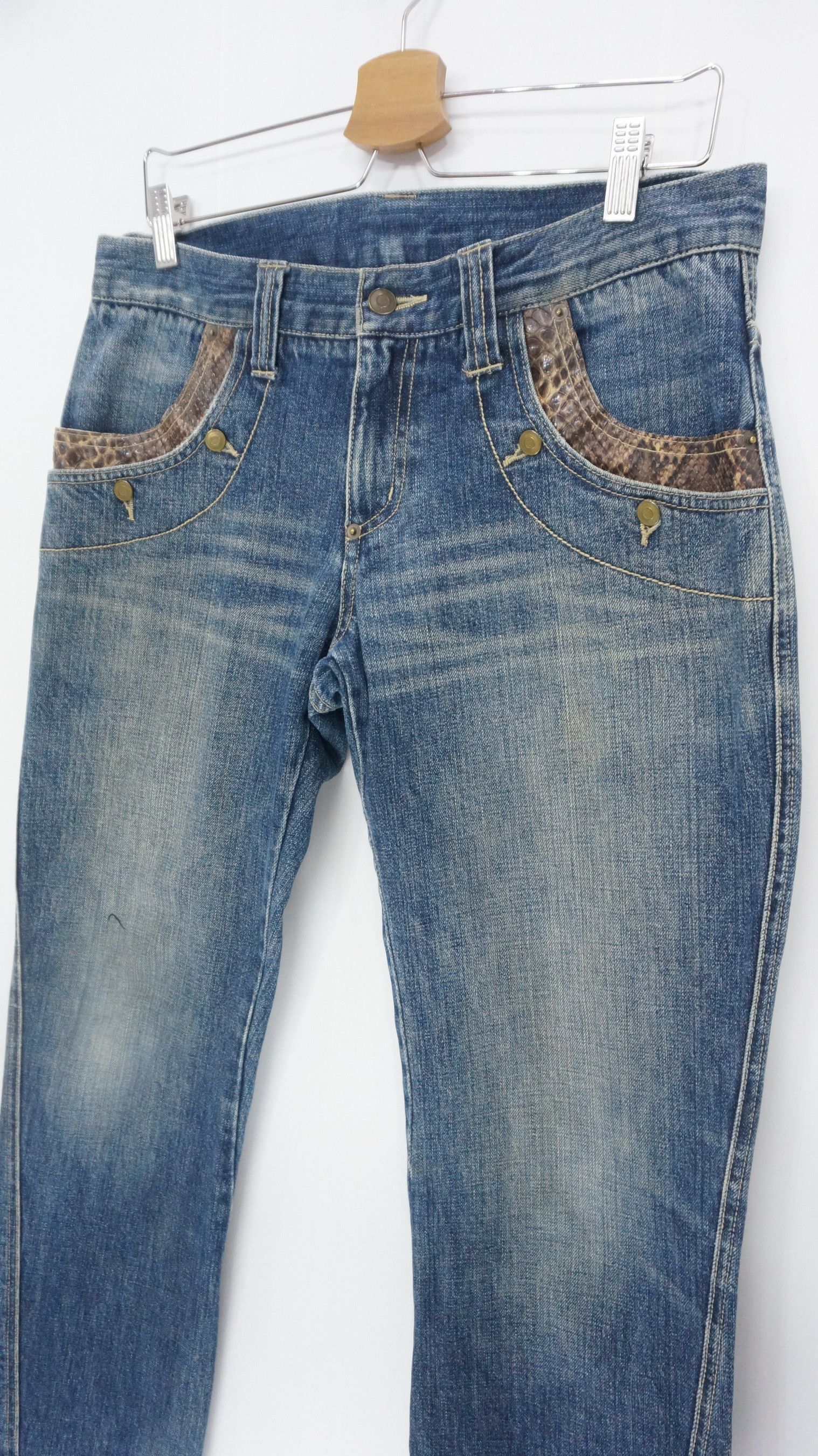 Japanese Brand TAKA-IQ Japan Vintage Jeans Size US 32 / EU 48 - 3 Thumbnail